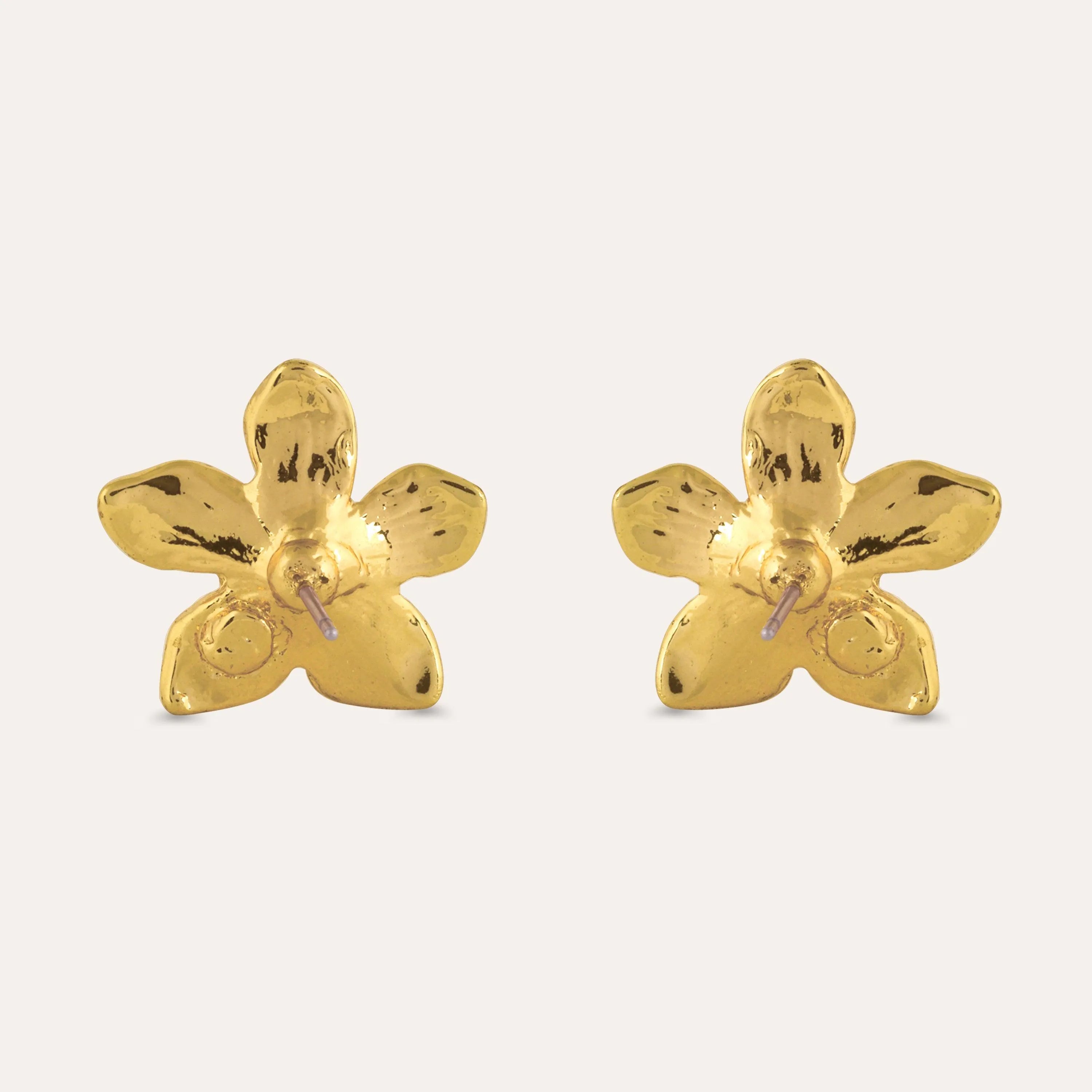 TFC Heartfelt Gold Plated Stud Earrings- Discover daily wear gold earrings including stud earrings, hoop earrings, and pearl earrings, perfect as earrings for women and earrings for girls.Find the cheapest fashion jewellery which is anti-tarnish only at The Fun company.