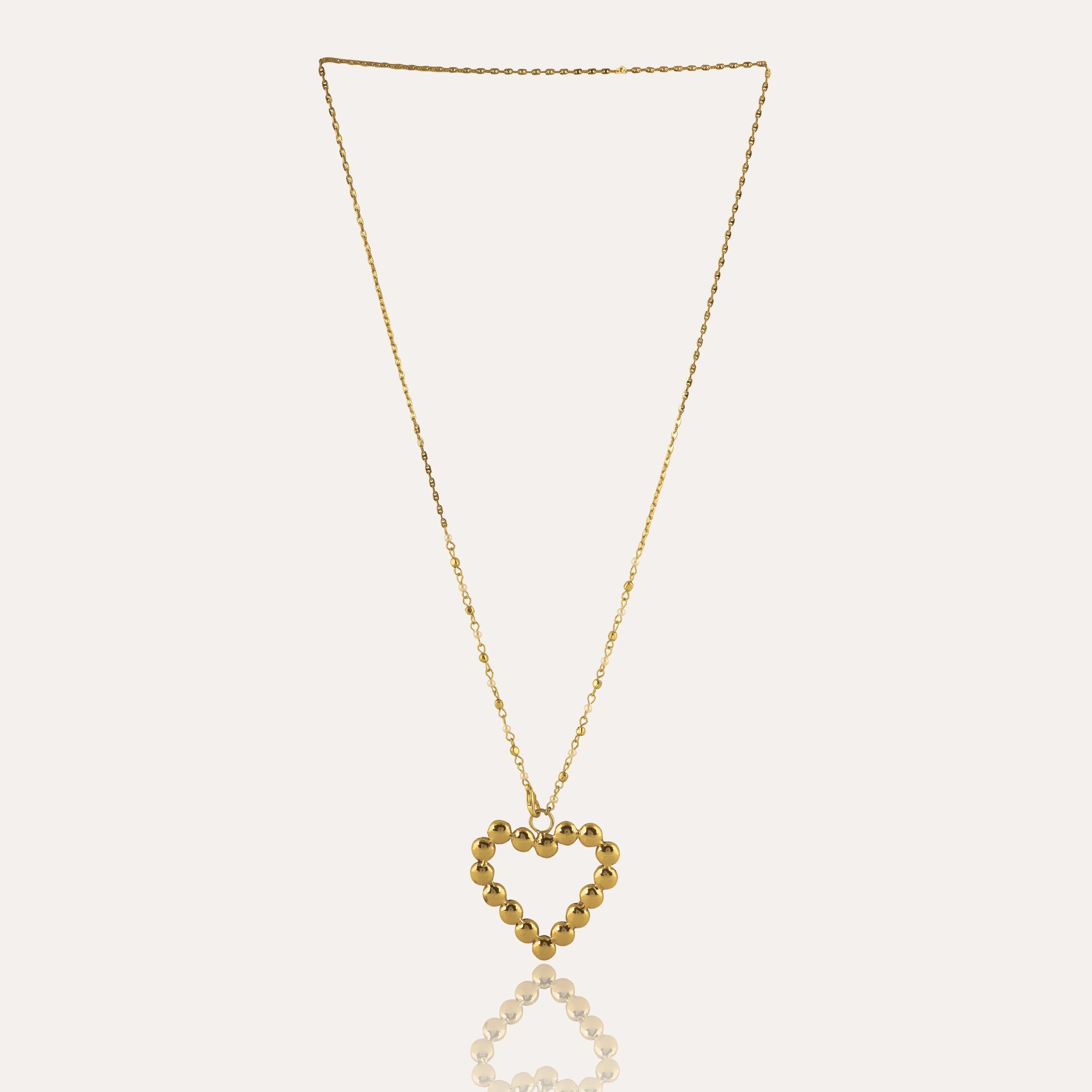 TFC Love Gold Plated Pendant Necklace-Enhance your elegance with our collection of gold-plated necklaces for women. Choose from stunning pendant necklaces, chic choker necklaces, and trendy layered necklaces. Our sleek and dainty designs are both affordable and anti-tarnish, ensuring lasting beauty. Enjoy the cheapest fashion jewellery, lightweight and stylish- only at The Fun Company