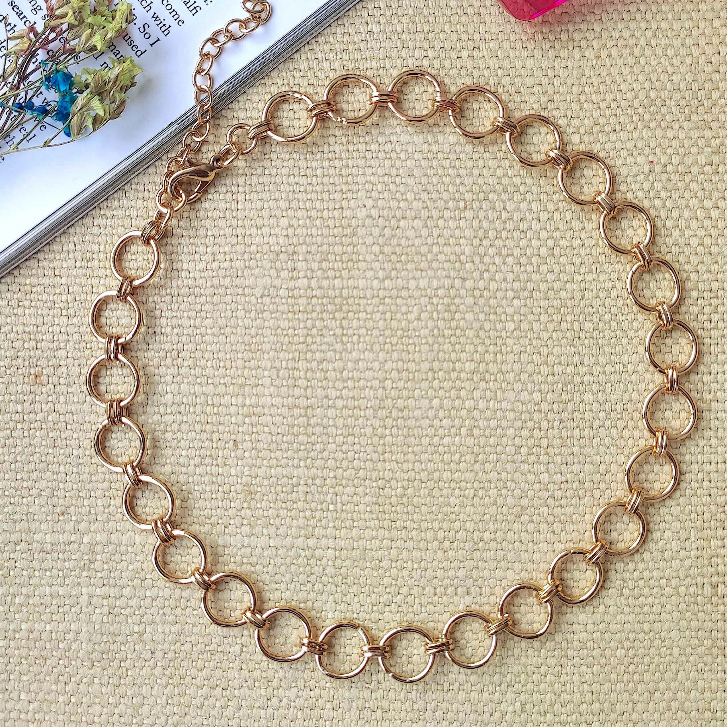 TFC Napoli Luxury Gold Plated Chain Necklace-Enhance your elegance with our collection of gold-plated necklaces for women. Choose from stunning pendant necklaces, chic choker necklaces, and trendy layered necklaces. Our sleek and dainty designs are both affordable and anti-tarnish, ensuring lasting beauty. Enjoy the cheapest fashion jewellery, lightweight and stylish- only at The Fun Company