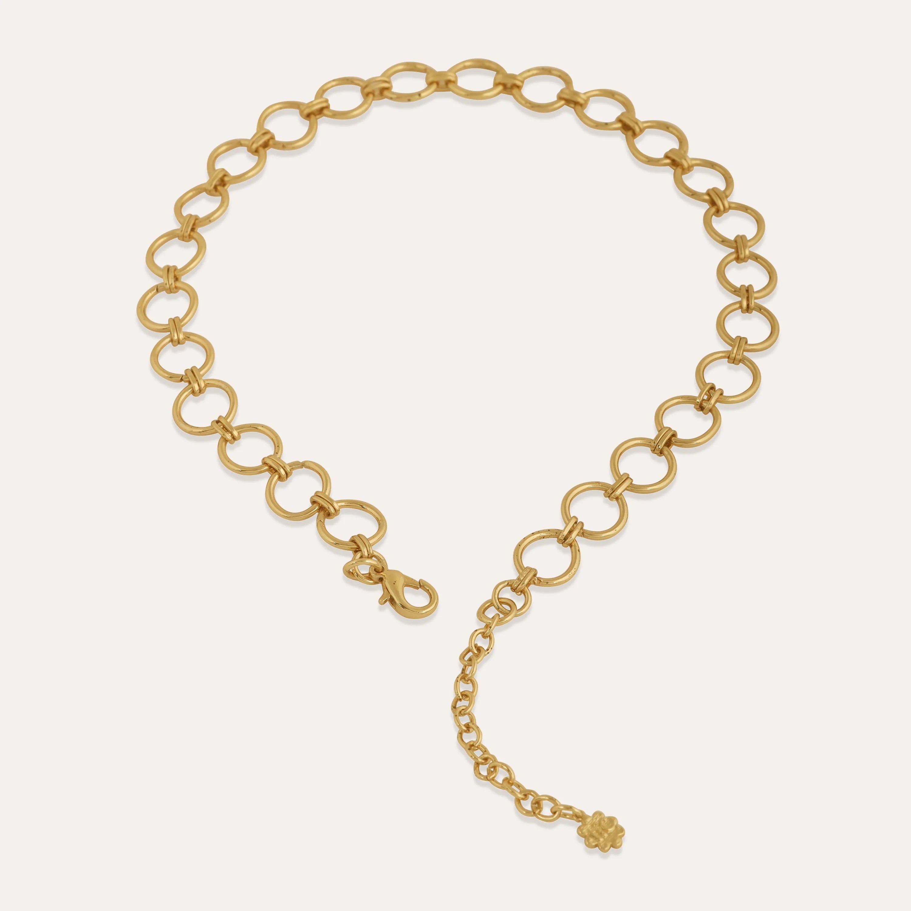 TFC Napoli Luxury Gold Plated Chain Necklace-Enhance your elegance with our collection of gold-plated necklaces for women. Choose from stunning pendant necklaces, chic choker necklaces, and trendy layered necklaces. Our sleek and dainty designs are both affordable and anti-tarnish, ensuring lasting beauty. Enjoy the cheapest fashion jewellery, lightweight and stylish- only at The Fun Company