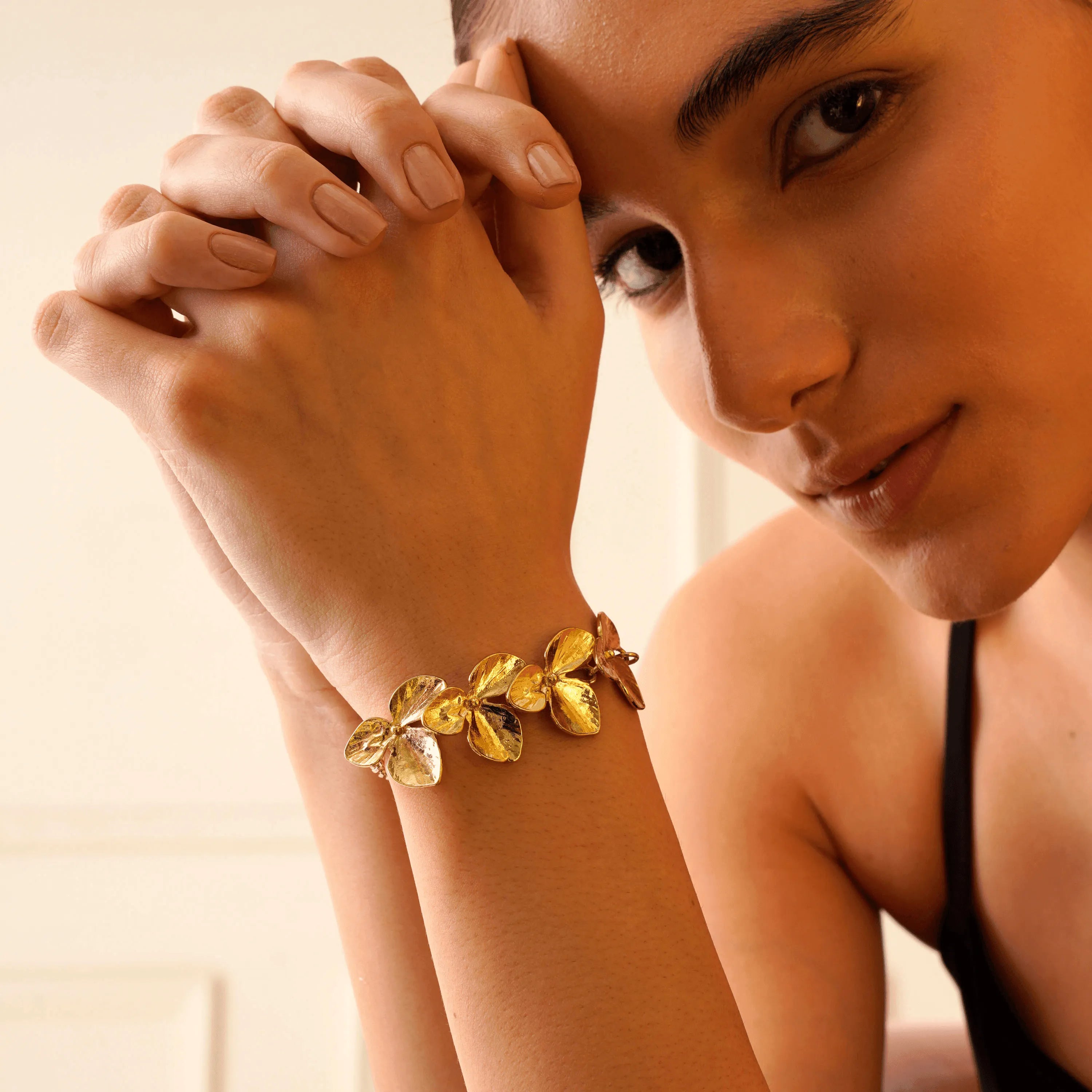 TFC Pretty Petal Gold Plated Bracelet
