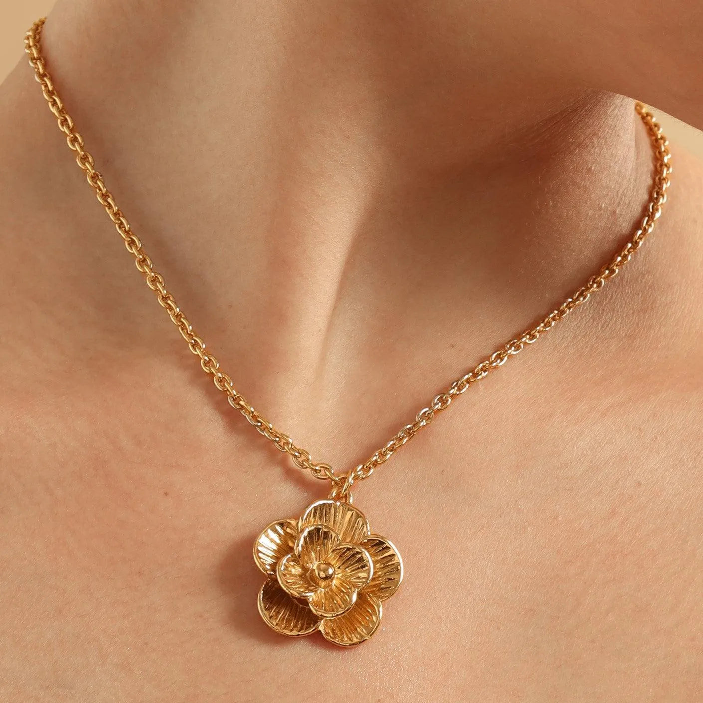 TFC Rose Gold Plated Pendant Necklace-Enhance your elegance with our collection of gold-plated necklaces for women. Choose from stunning pendant necklaces, chic choker necklaces, and trendy layered necklaces. Our sleek and dainty designs are both affordable and anti-tarnish, ensuring lasting beauty. Enjoy the cheapest fashion jewellery, lightweight and stylish- only at The Fun Company.