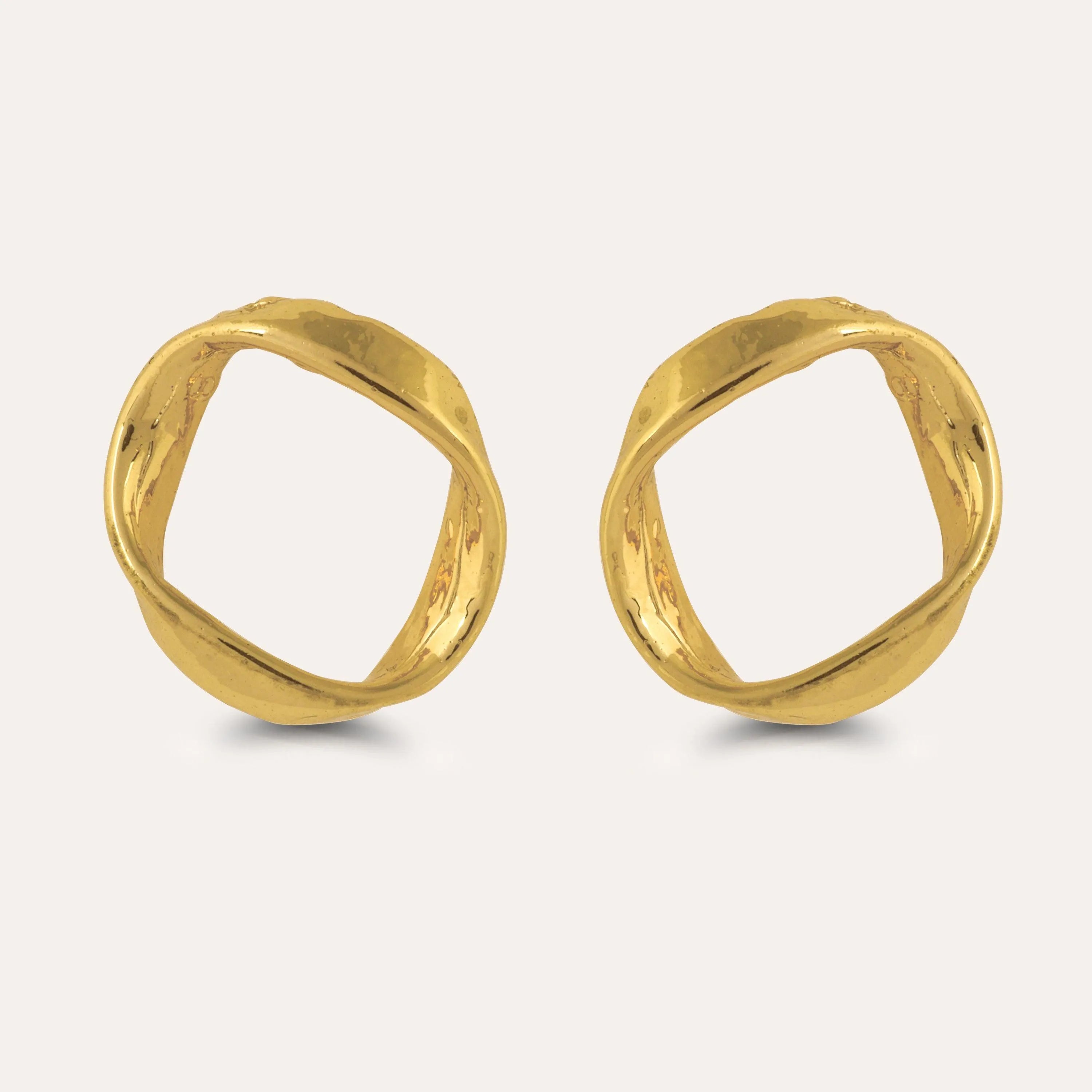 TFC Round Gold Plated Pearl Stud Earrings-Discover daily wear gold earrings including stud earrings, hoop earrings, and pearl earrings, perfect as earrings for women and earrings for girls.Find the cheapest fashion jewellery which is anti-tarnish only at The Fun company