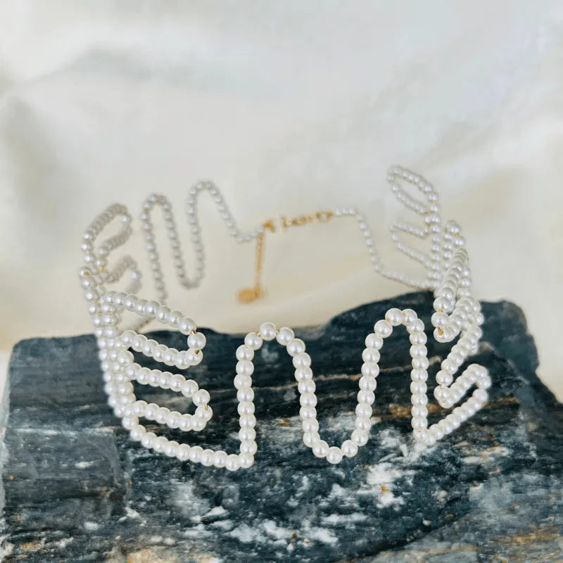 TFC Sonam Kapoor's Fende Abstract Pearl Choker Necklace