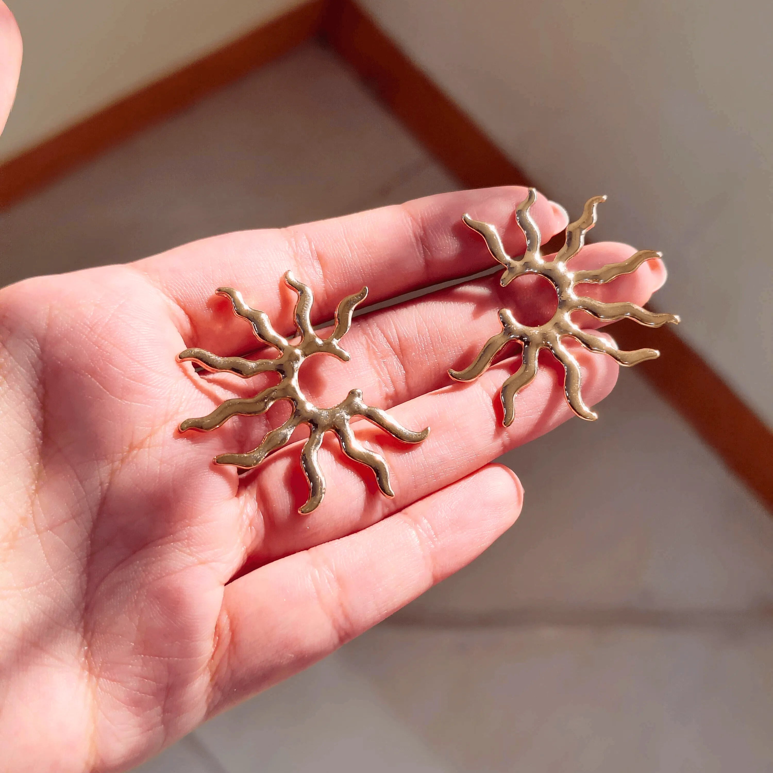 TFC Sunshine Gold Plated stud Earrings-Discover daily wear gold earrings including stud earrings, hoop earrings, and pearl earrings, perfect as earrings for women and earrings for girls.Find the cheapest fashion jewellery which is anti-tarnish only at The Fun company