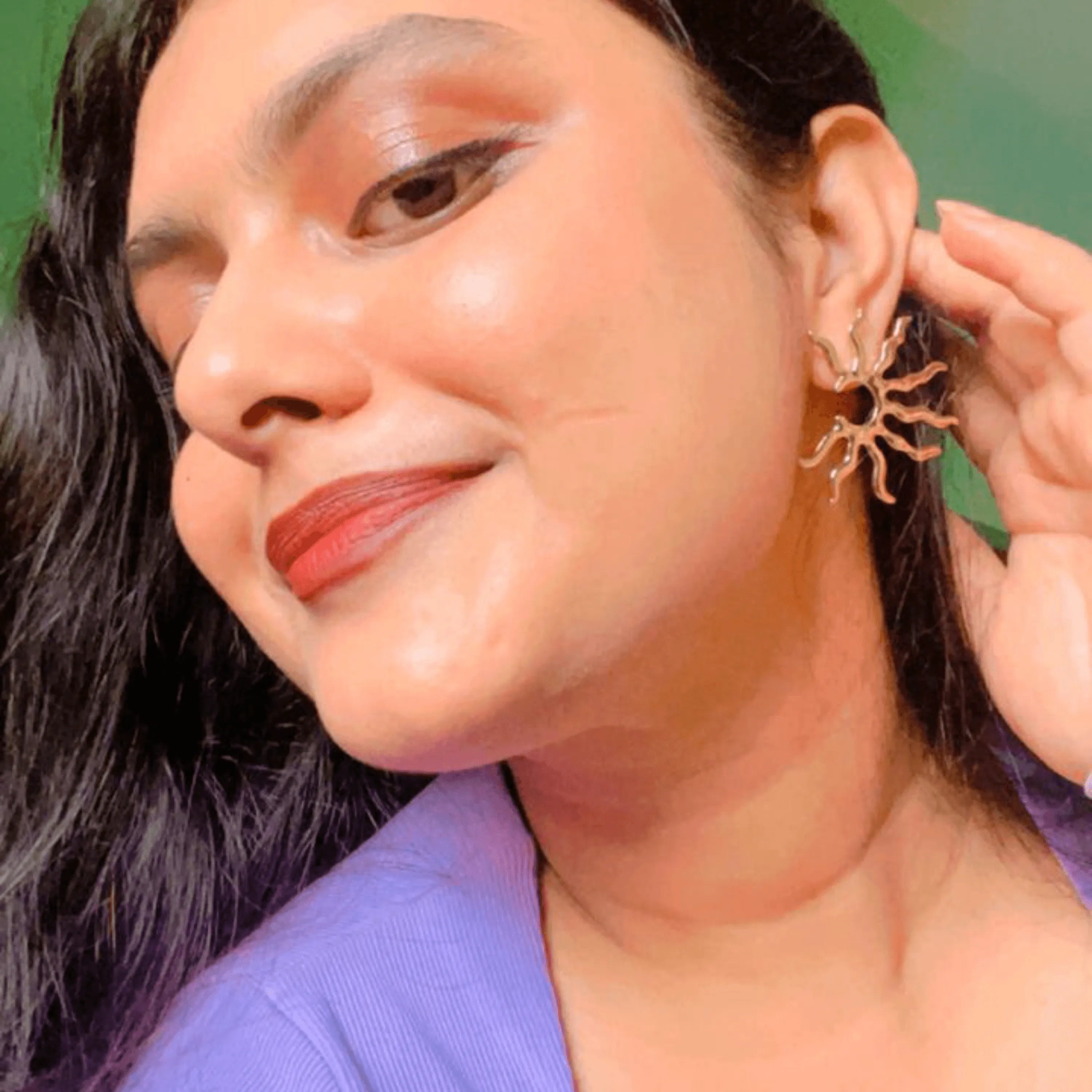 TFC Sunshine Gold Plated stud Earrings-Discover daily wear gold earrings including stud earrings, hoop earrings, and pearl earrings, perfect as earrings for women and earrings for girls.Find the cheapest fashion jewellery which is anti-tarnish only at The Fun company