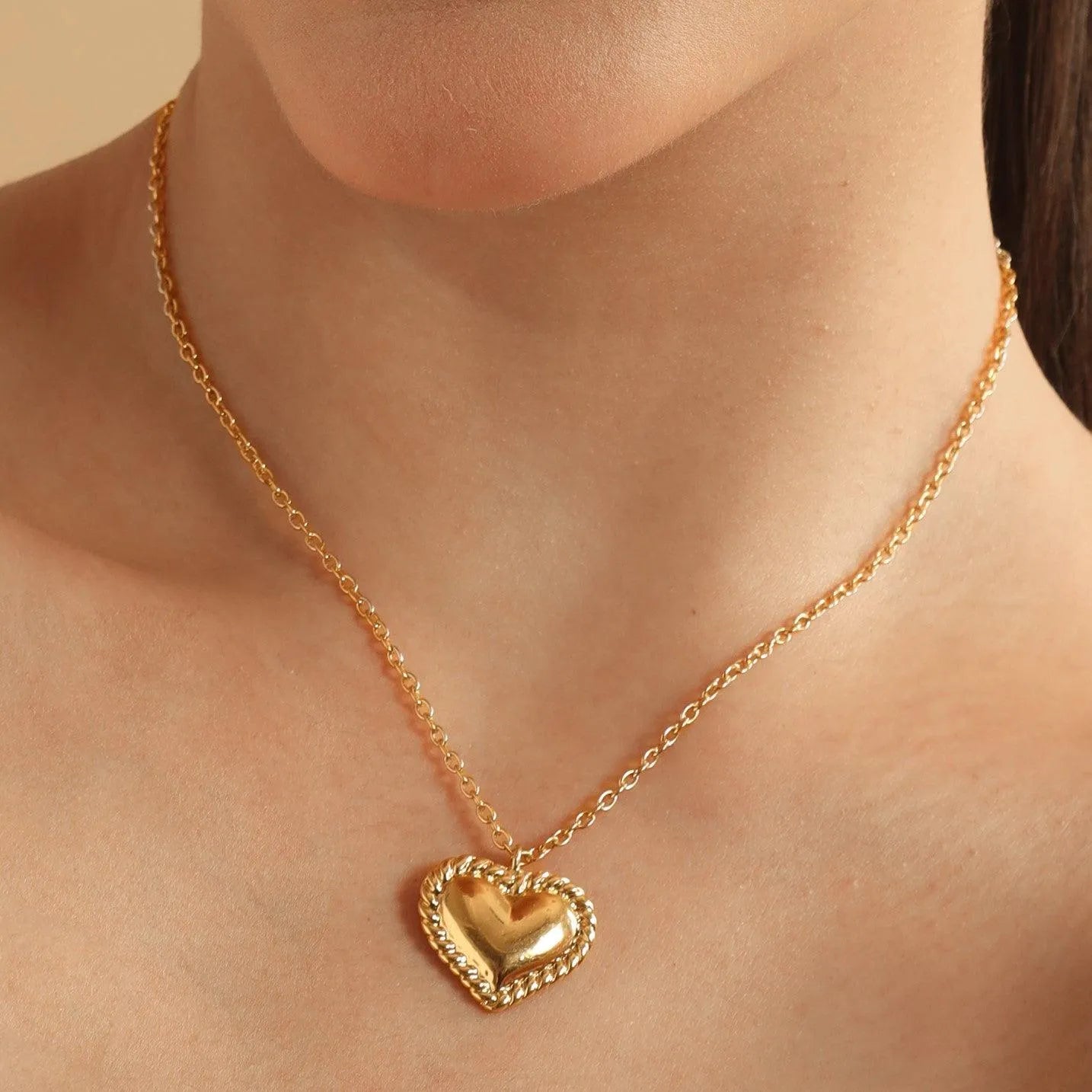 TFC Heartfelt Gold Plated Pendant Necklace-Enhance your elegance with our collection of gold-plated necklaces for women. Choose from stunning pendant necklaces, chic choker necklaces, and trendy layered necklaces. Our sleek and dainty designs are both affordable and anti-tarnish, ensuring lasting beauty. Enjoy the cheapest fashion jewellery, lightweight and stylish- only at The Fun Company.