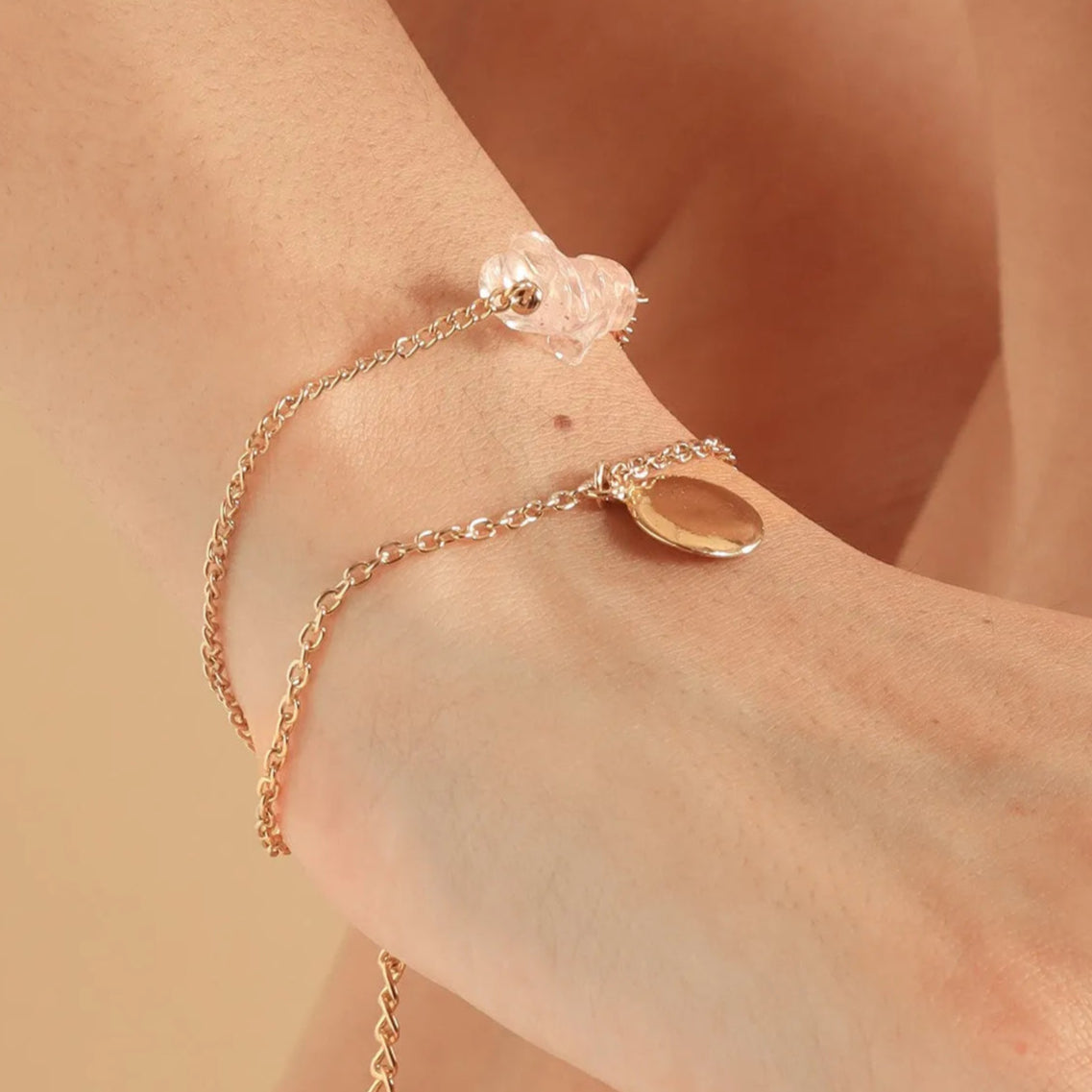 TFC Pink Stone Gold Plated Bracelet-Discover our stunning collection of stylish bracelets for women, featuring exquisite pearl bracelets, handcrafted beaded bracelets, and elegant gold-plated designs. Enjoy cheapest anti-tarnish fashion jewellery and long-lasting brillia