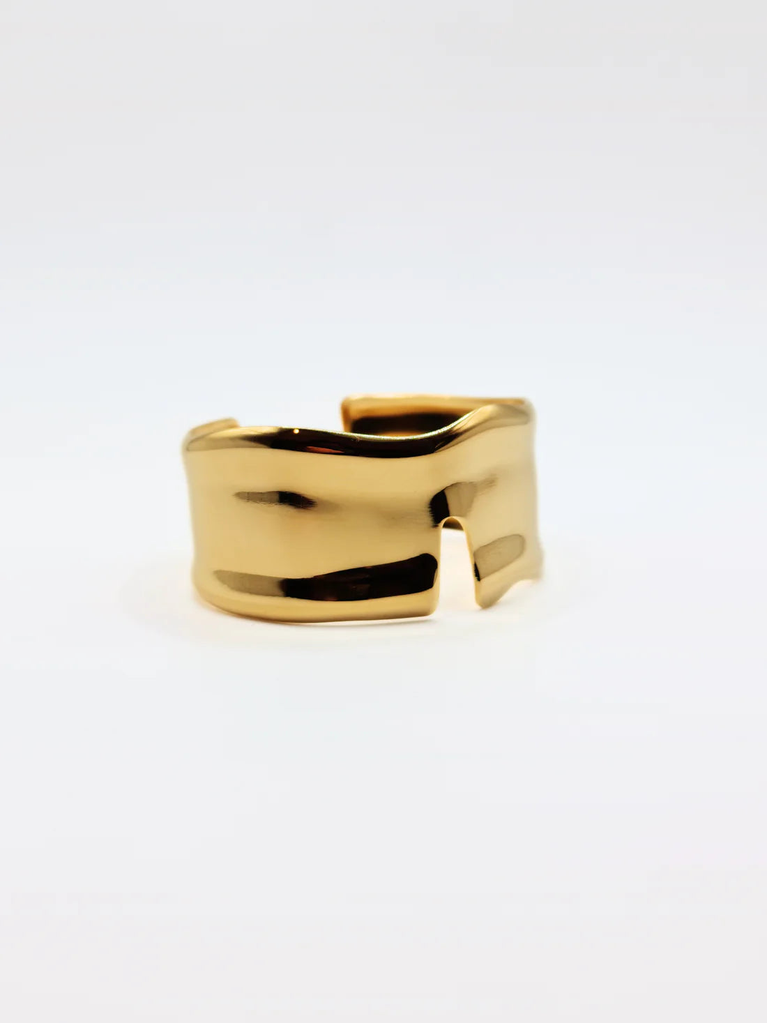 TFC Glamour Adjustable Gold Plated Cuff Bracelet