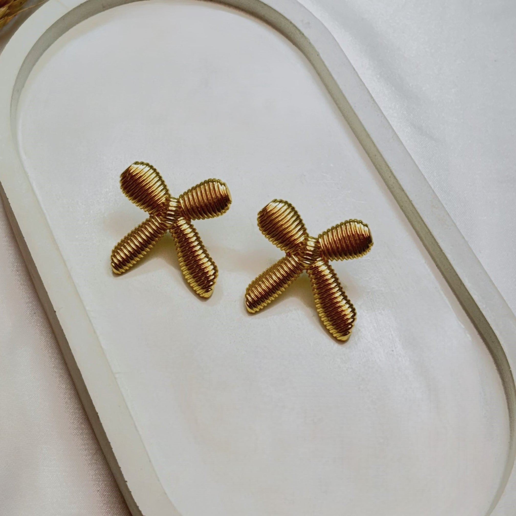 TFC XOXO Sparkle Stud Earrings