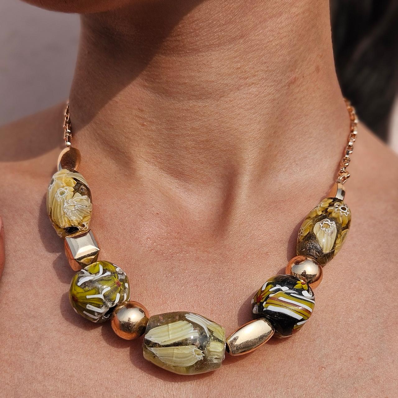 TFC Green Majesty Gold Plated Necklace