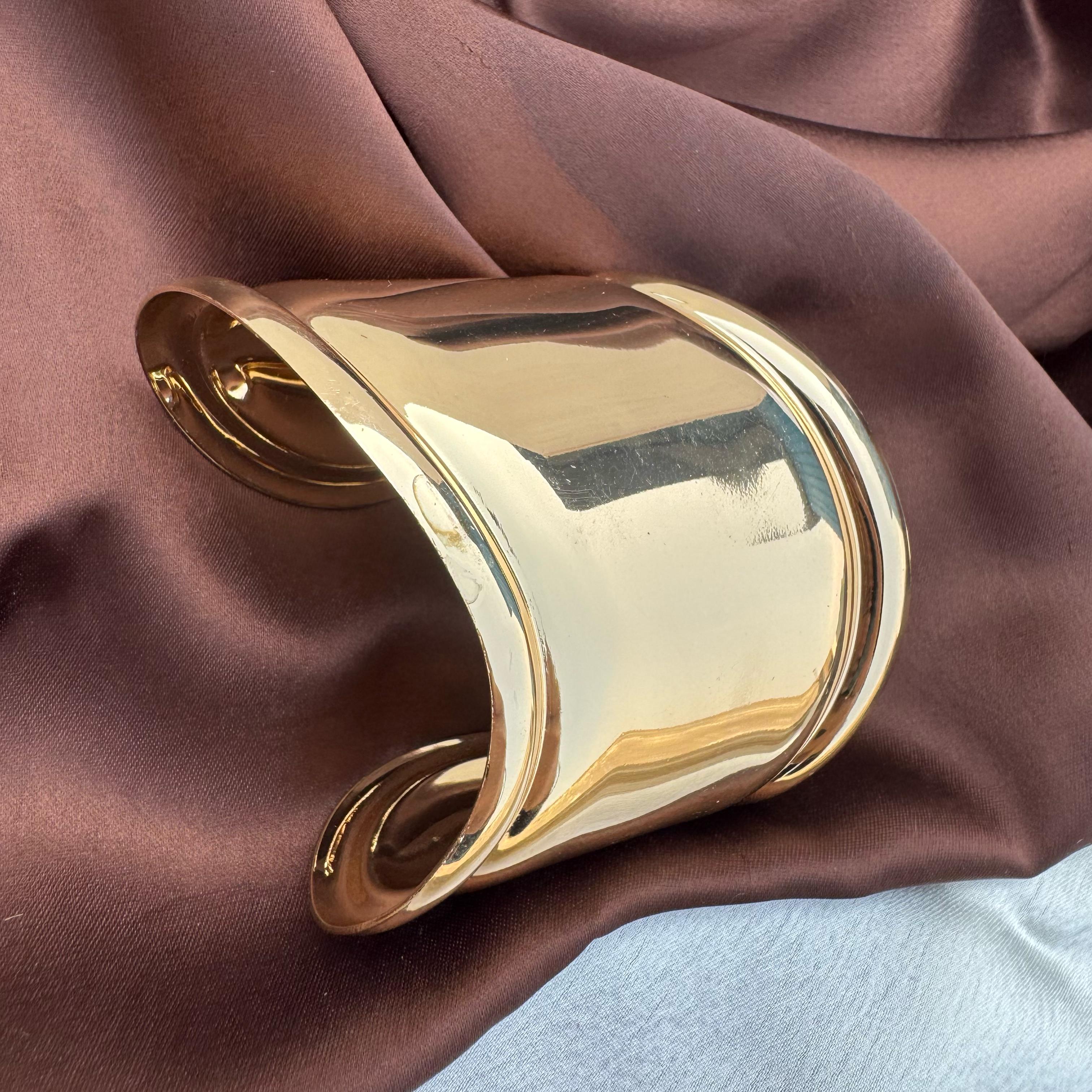 TFC Waver Gold Plated Adjustable Cuff Bracelet