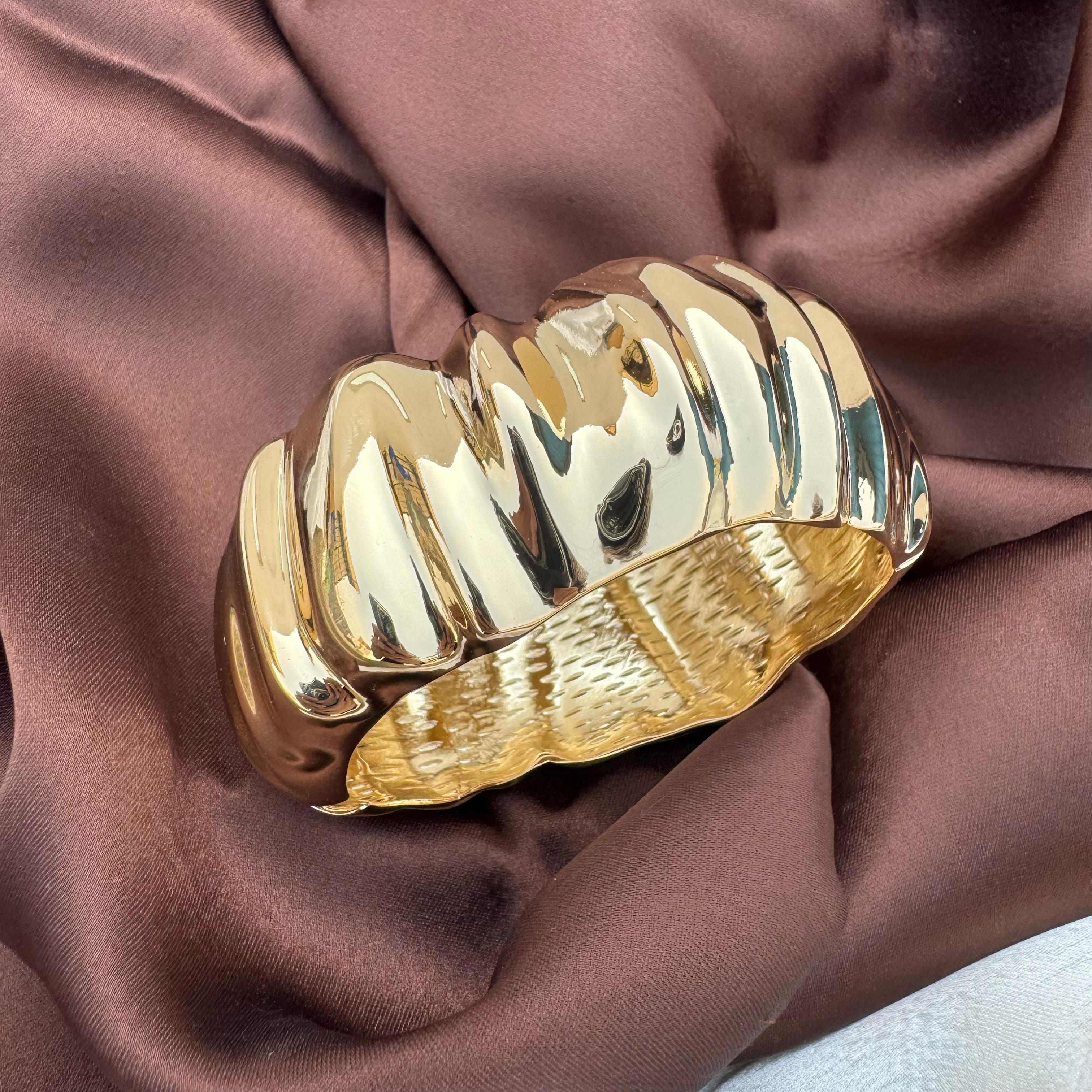 TFC Size 2.6 Club Chic Gold Plated Bracelet Bangle