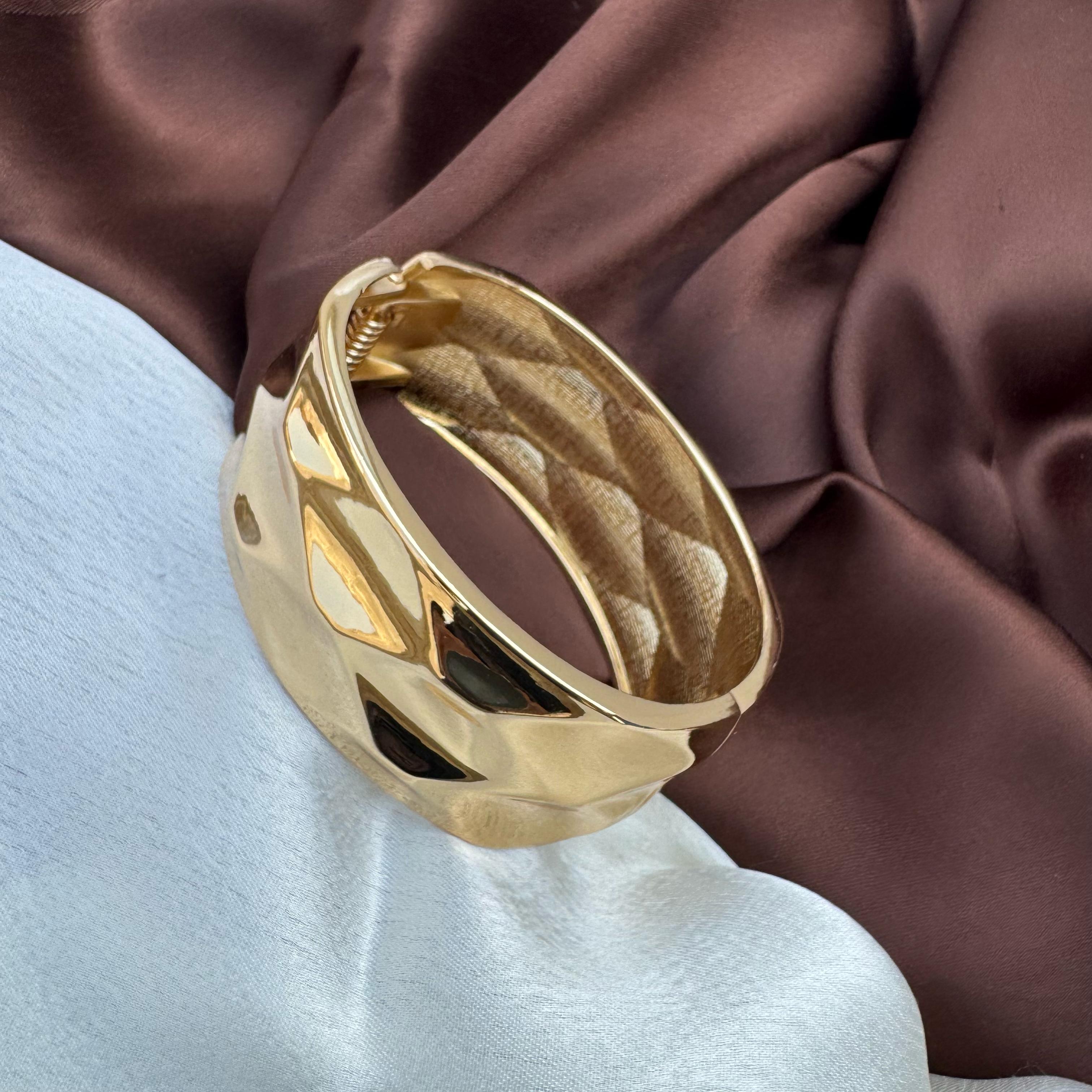 TFC Size 2.6 Designer Gold Plated Bracelet Bangle