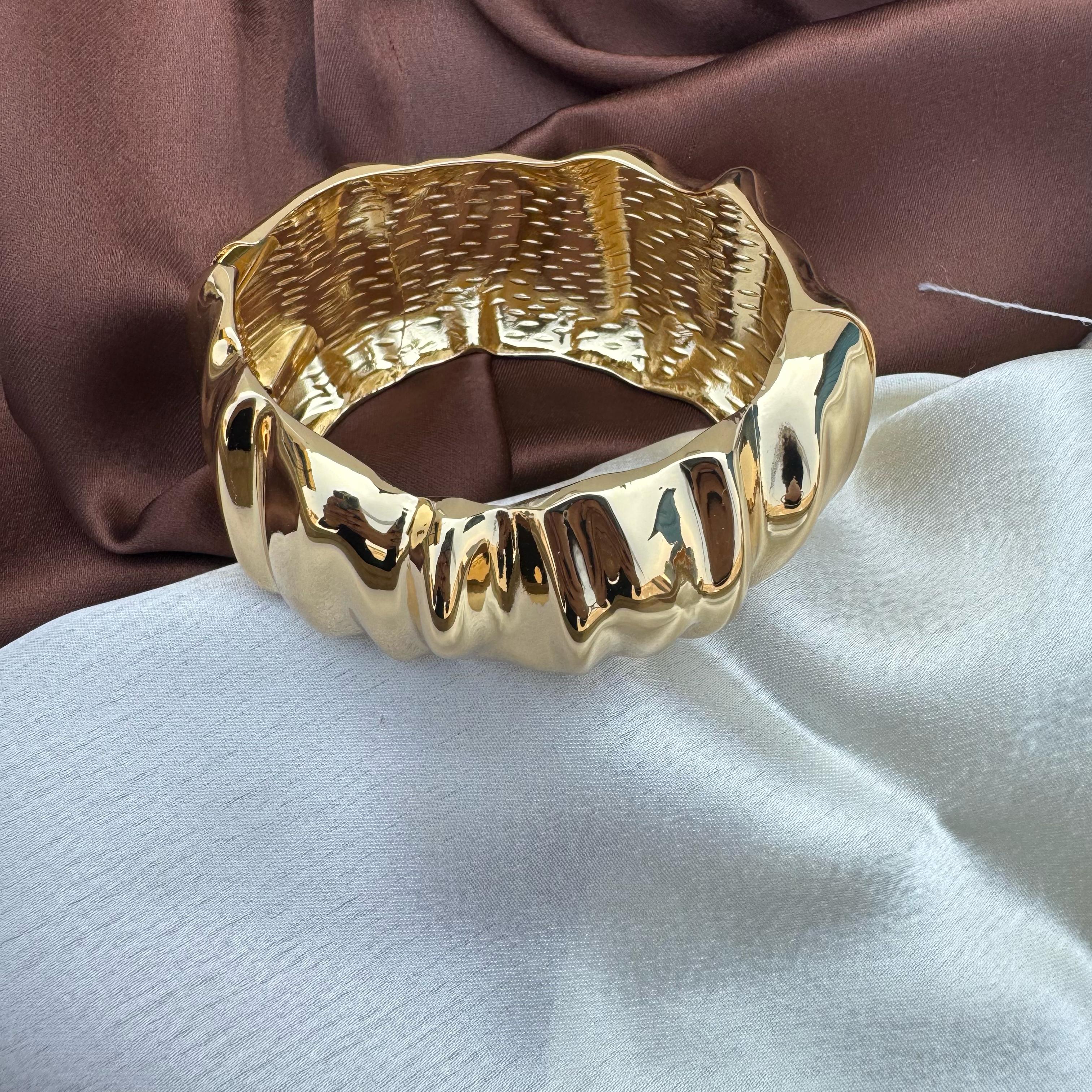 TFC Size 2.6 Club Chic Gold Plated Bracelet Bangle