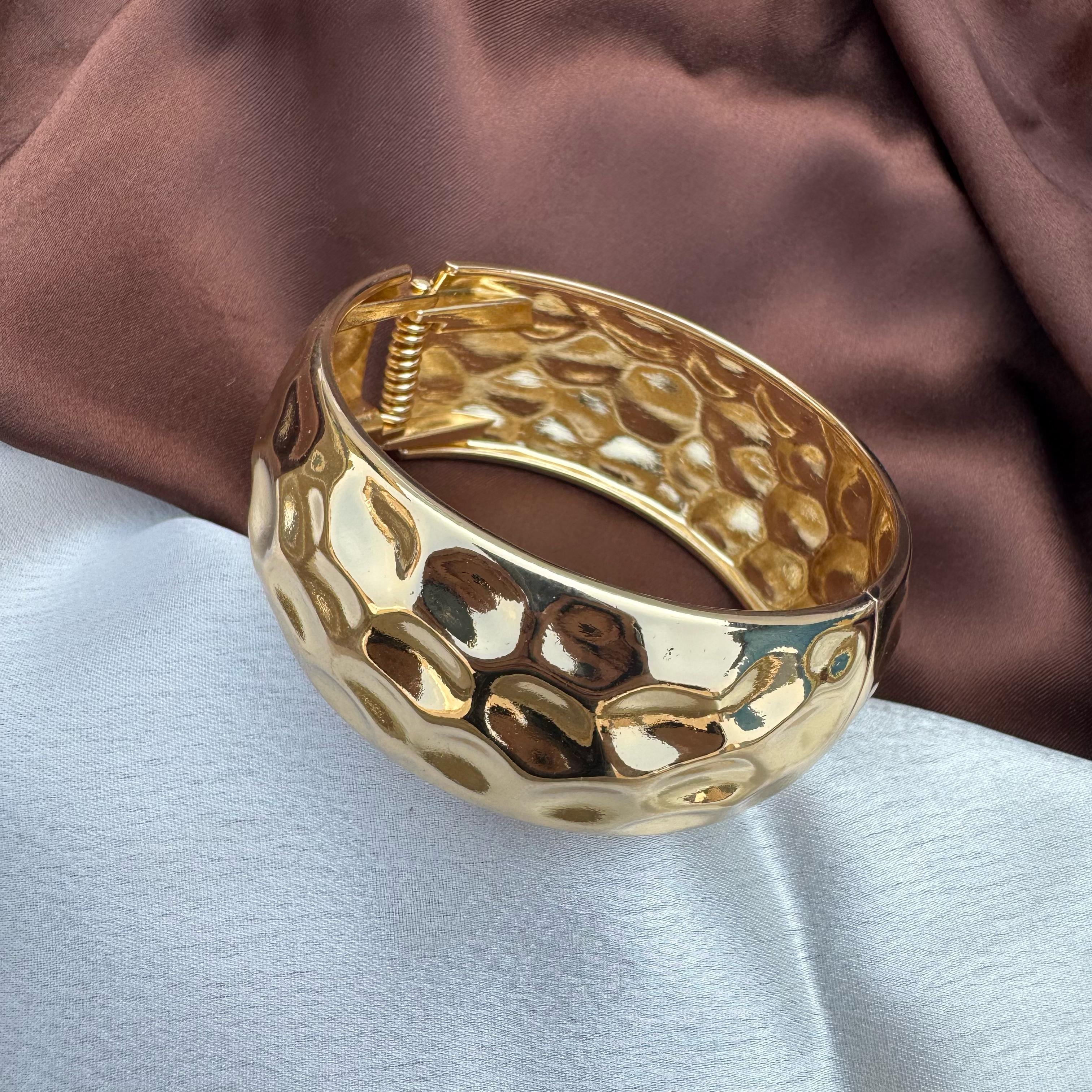 TFC Size 2.6 Glamour Wrap Gold Plated Bracelet Bangle
