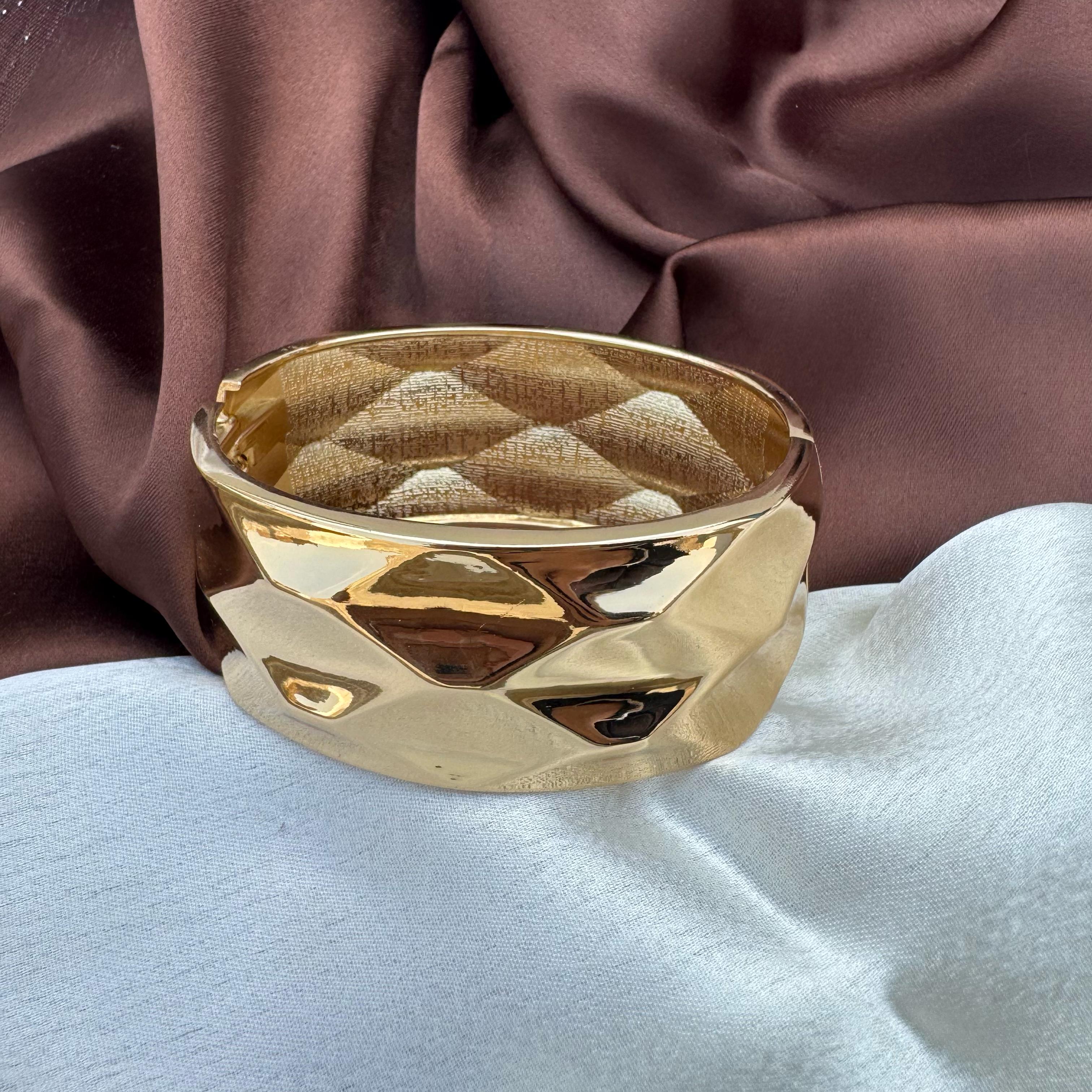 TFC Size 2.6 Designer Gold Plated Bracelet Bangle