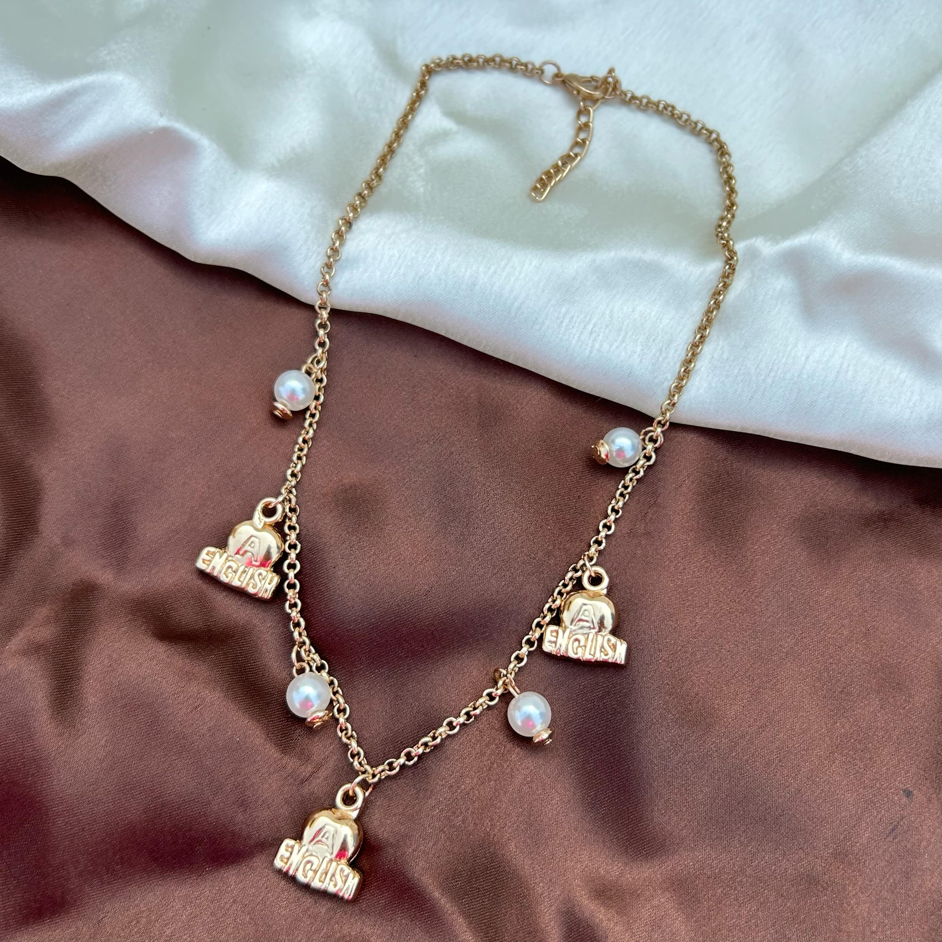 TFC Eclectic Charms Gold Plated Necklace