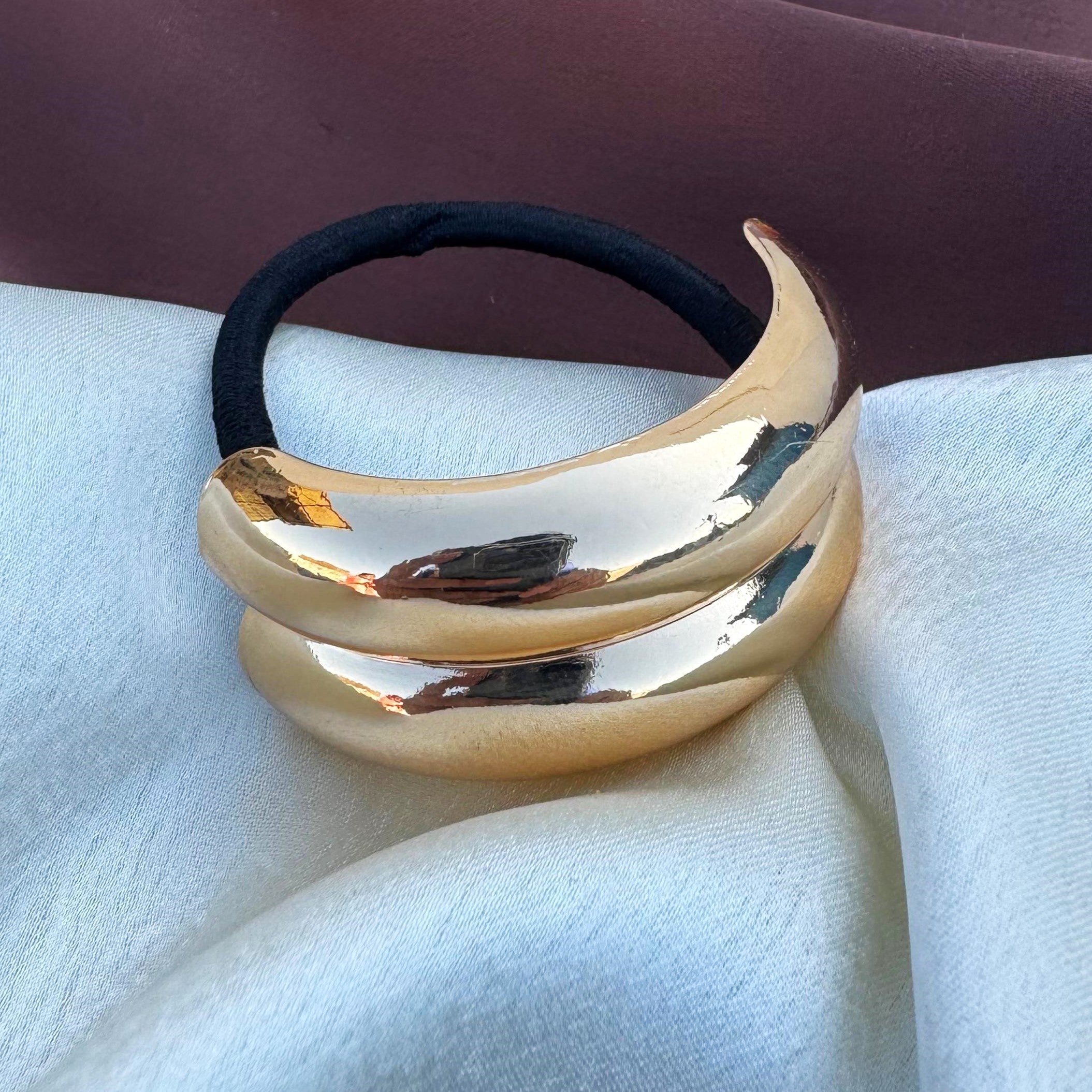 TFC Hair Hug Gold Plated Hair Tie