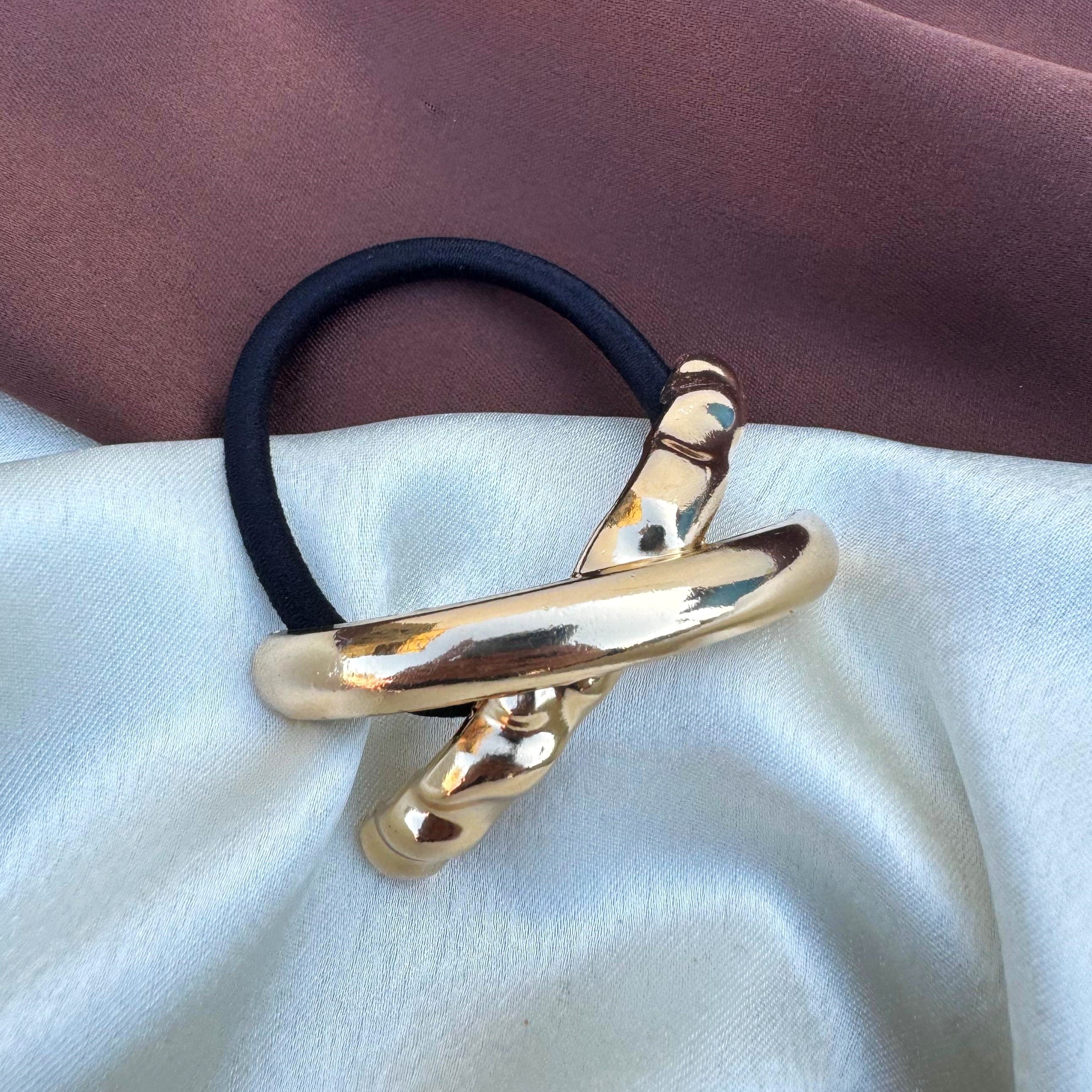 TFC Hair Hold Gold Plated Hair Tie