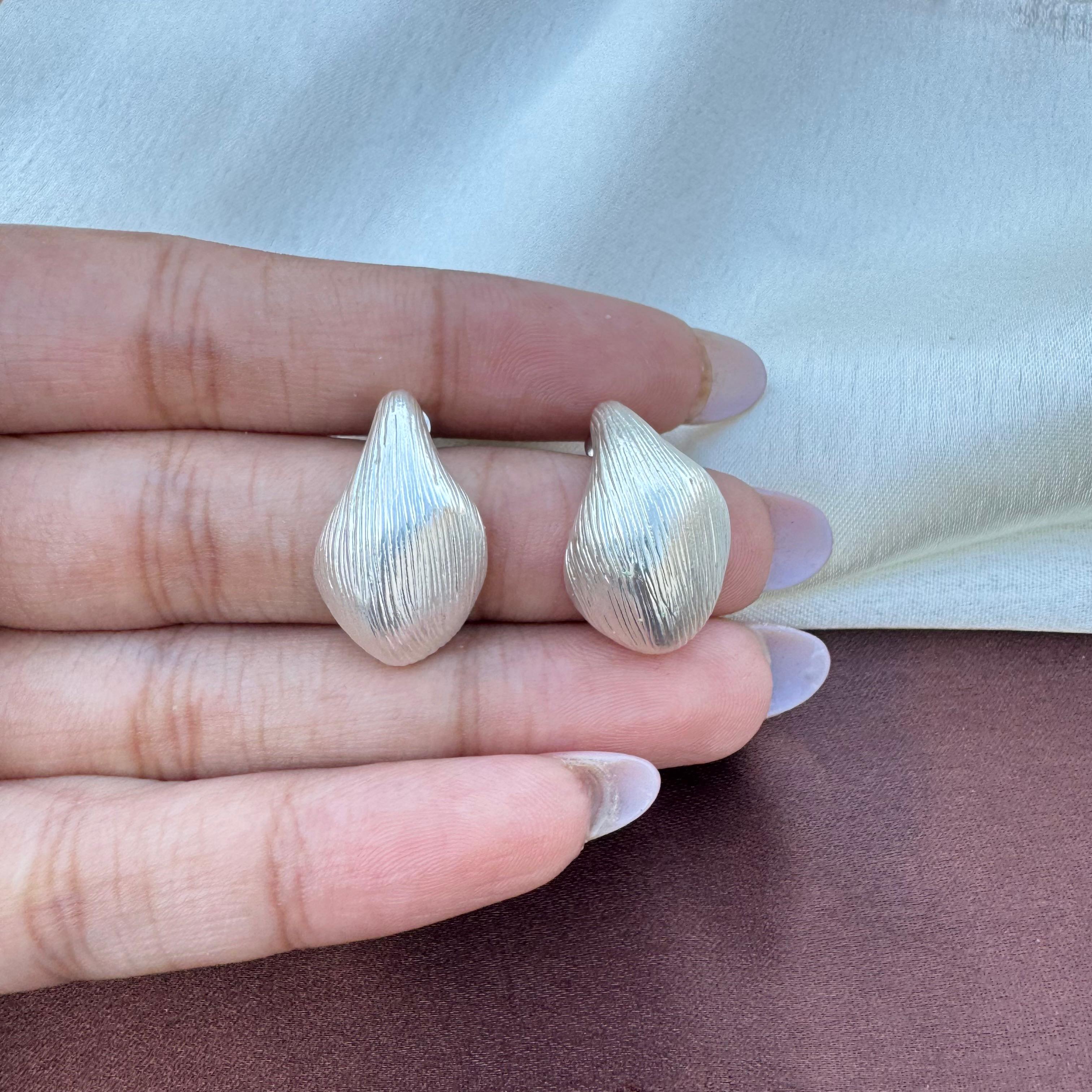 TFC Boho Beauty Silver Plated Stud Earrings