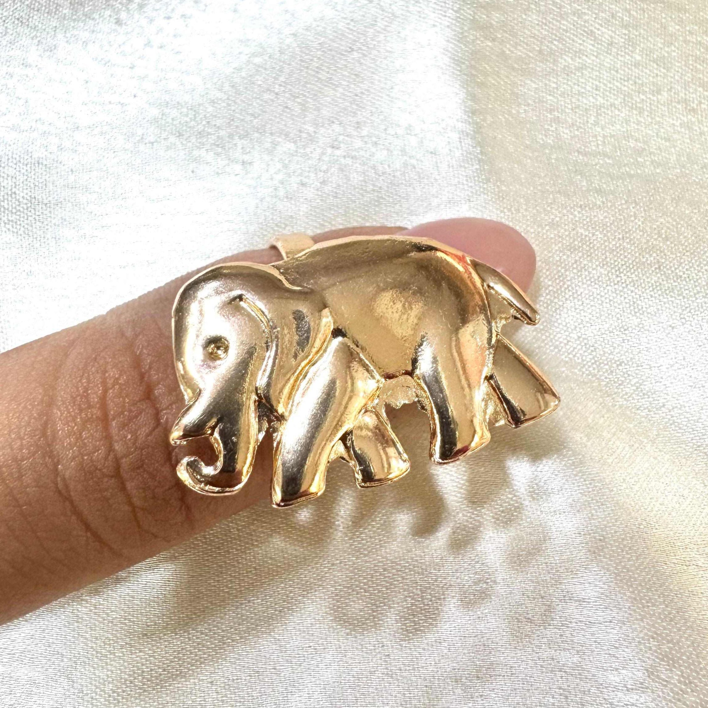 TFC Elecharm Gold Plated Adjustable Ring