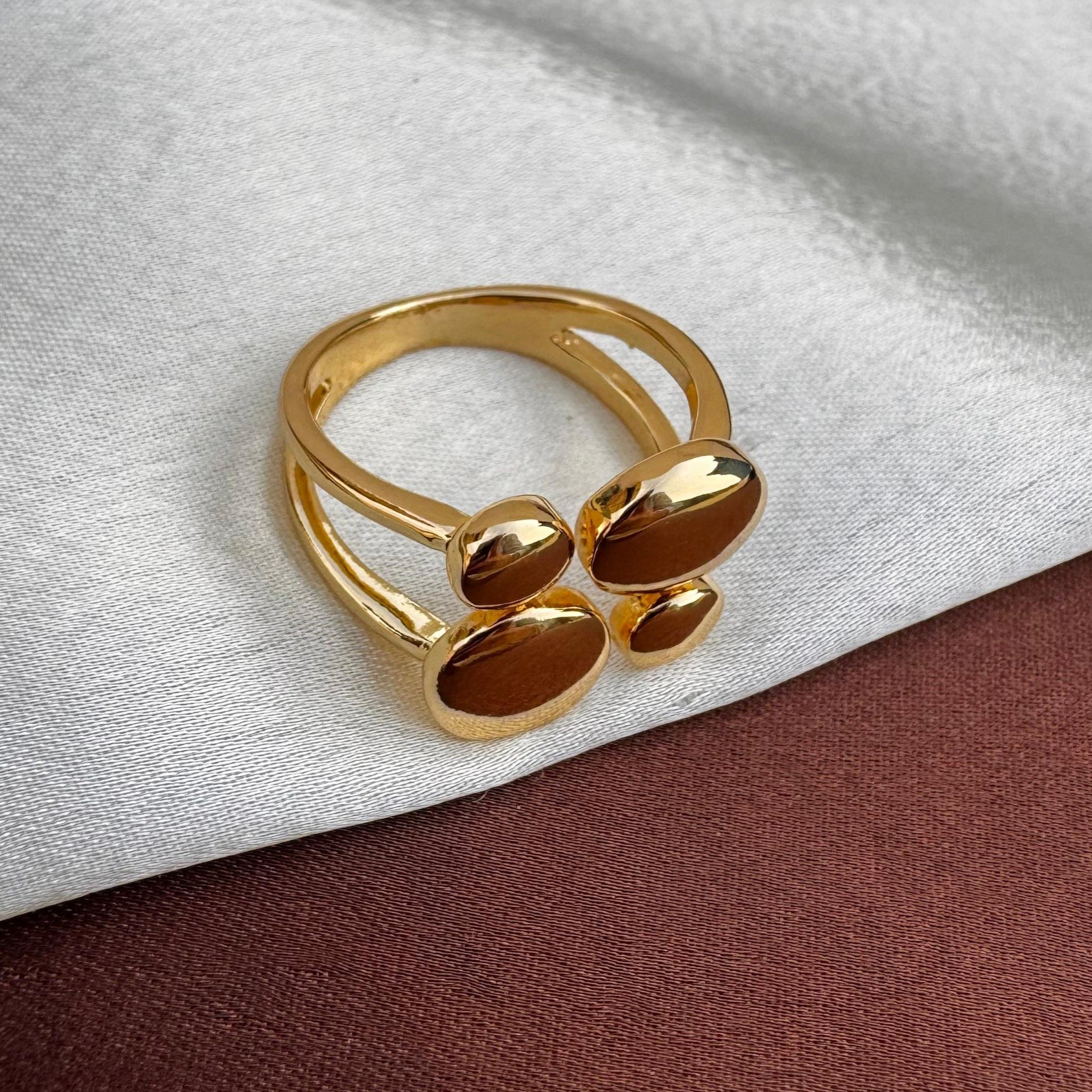 TFC New Look Gold Plated Ring (2.8 cm)