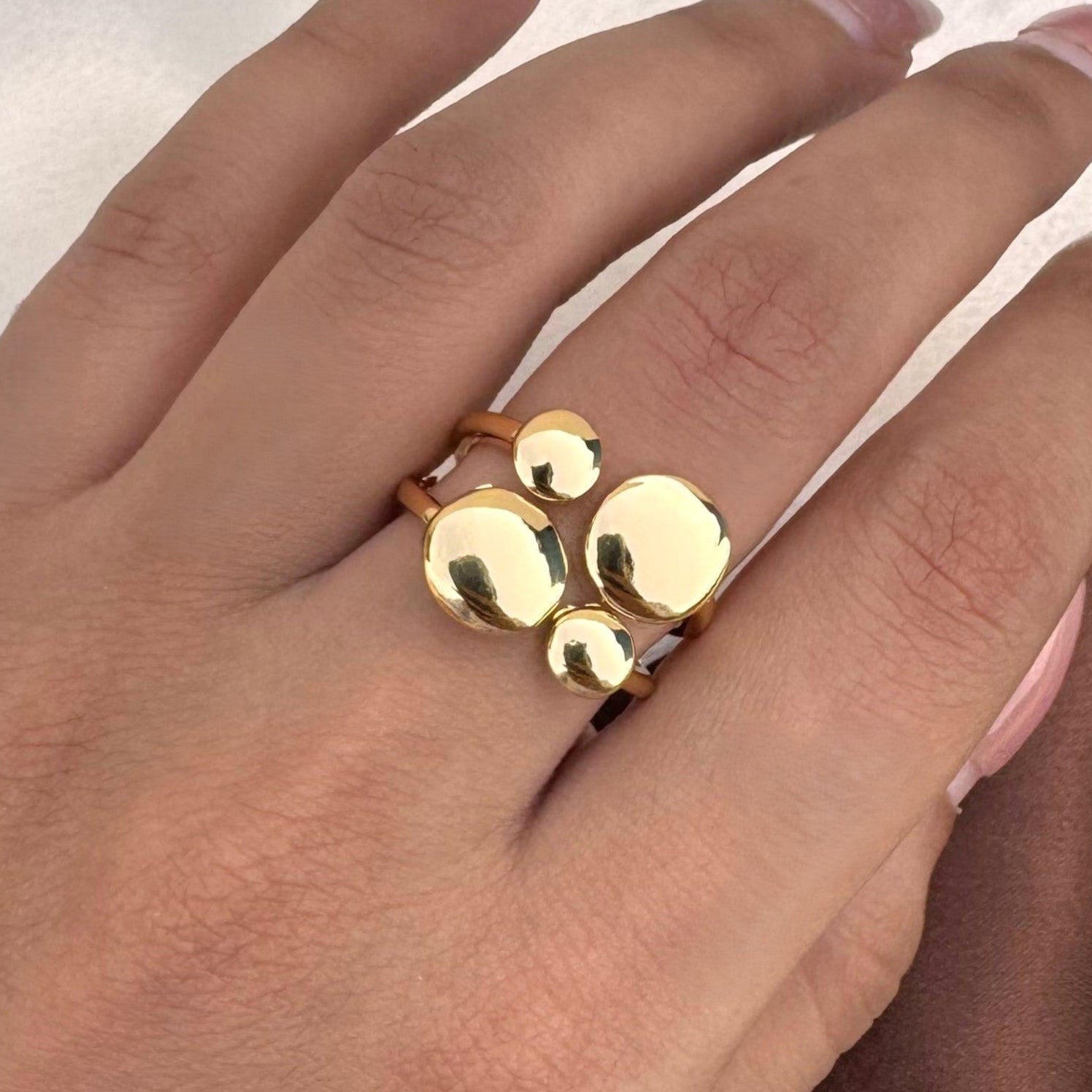 TFC New Look Gold Plated Ring (2.8 cm)