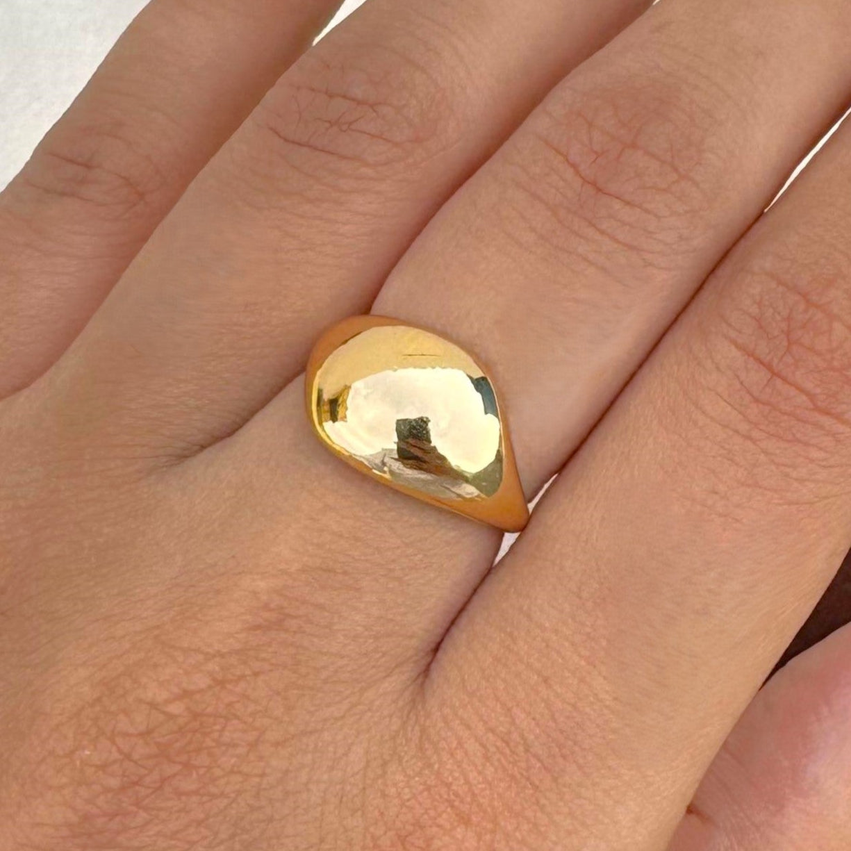 TFC Elegant Encore Gold Plated Ring (2.5 cm)
