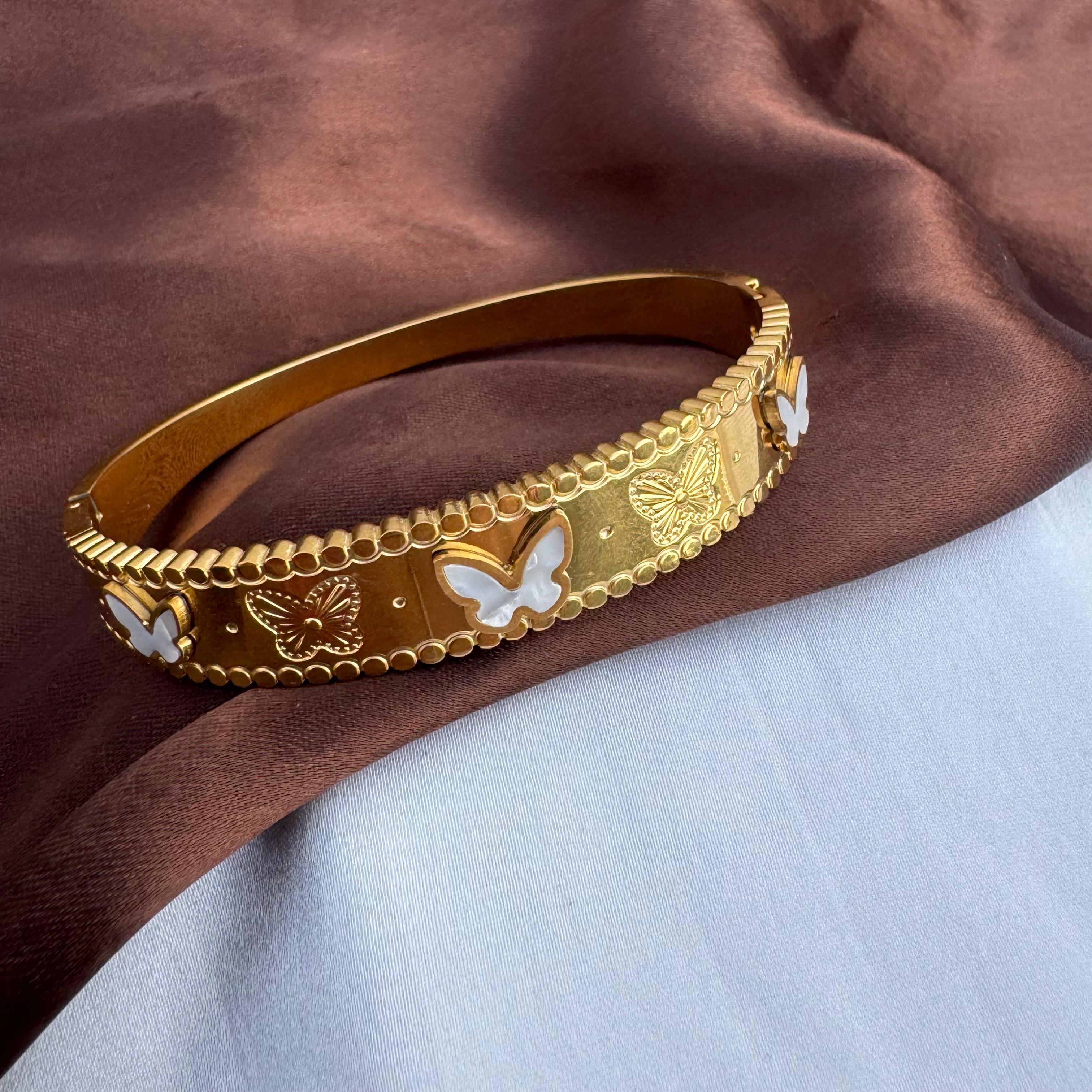 TFC Flawless Gold Plated Bracelet Bangle (size 6.0)