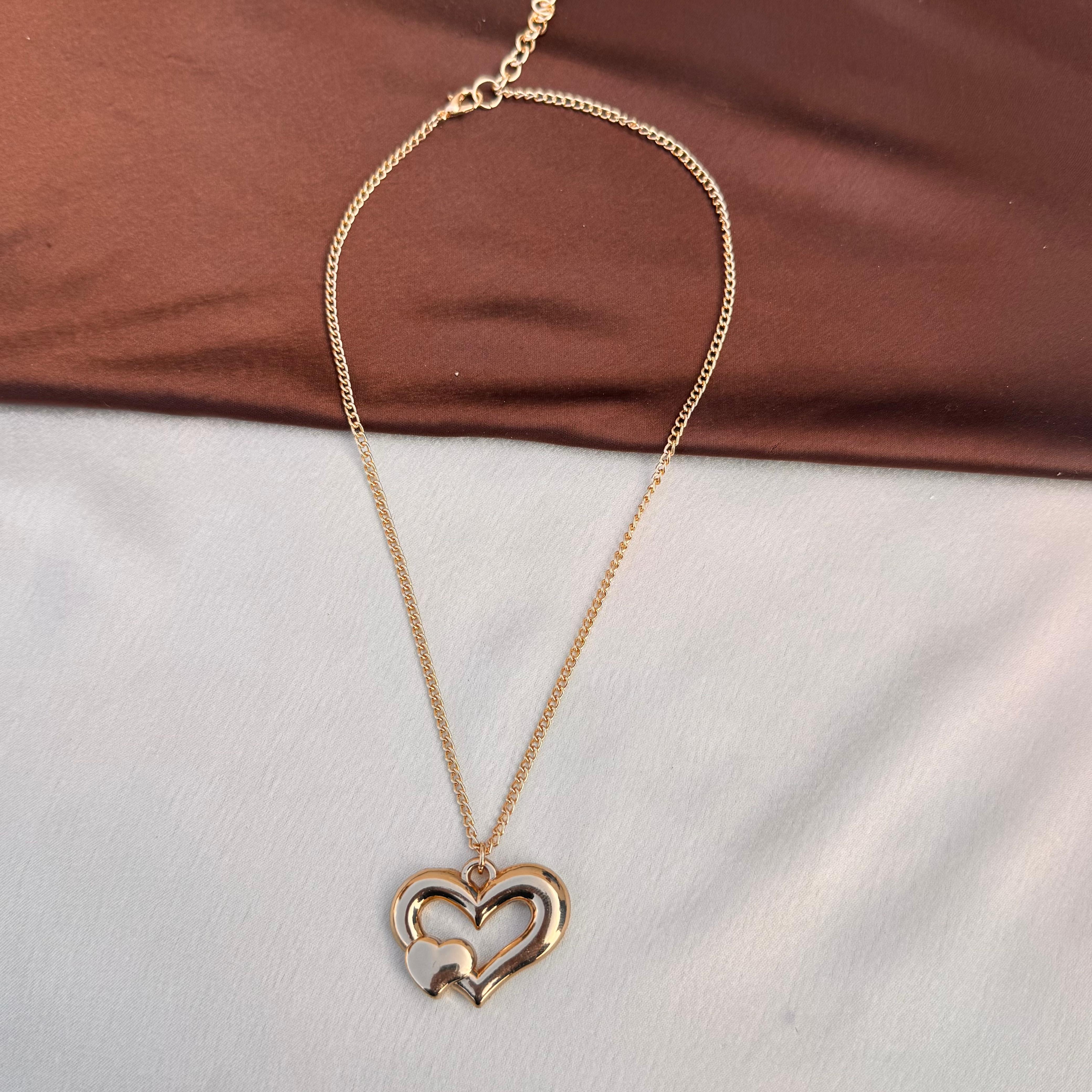 TFC You & Me Gold Plated Pendant Necklace