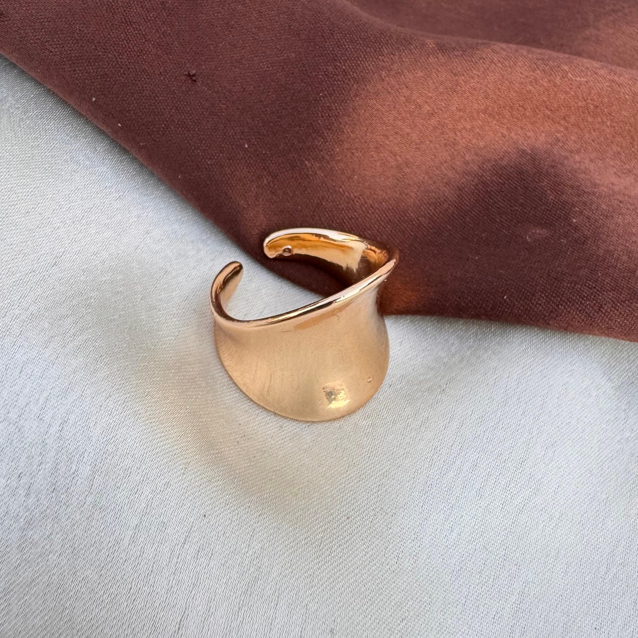 TFC Amour Glow Gold Plated Ring (Adustable)
