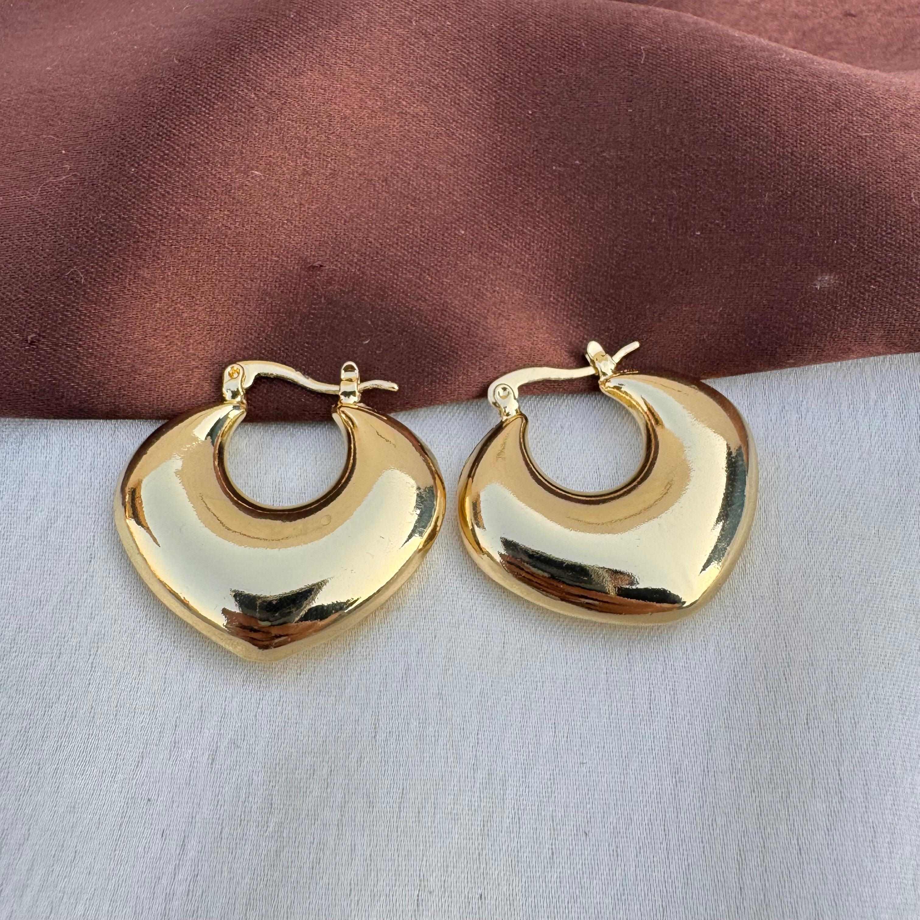 TFC Charming Aura Gold Plated Huggies