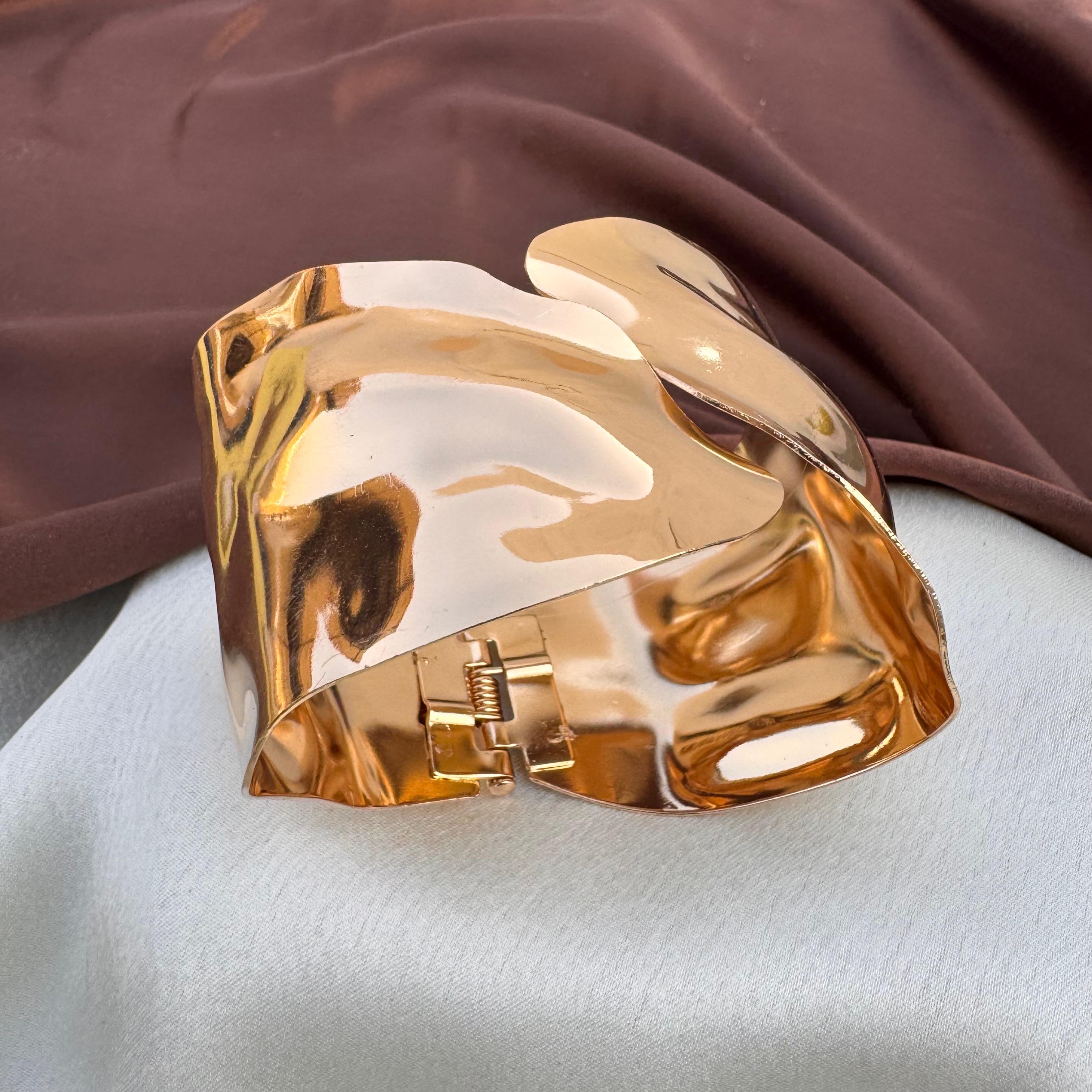 TFC Celestial Curve Gold Plated Bracelet
