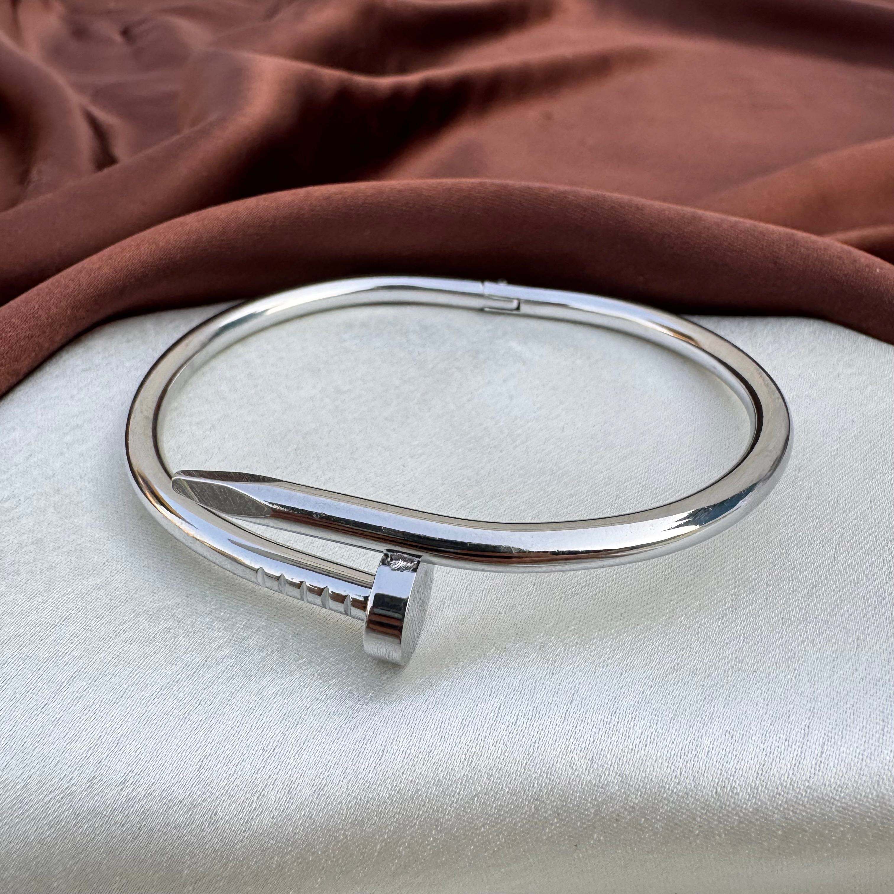 TFC Bold Blush Silver Plated Bracelet