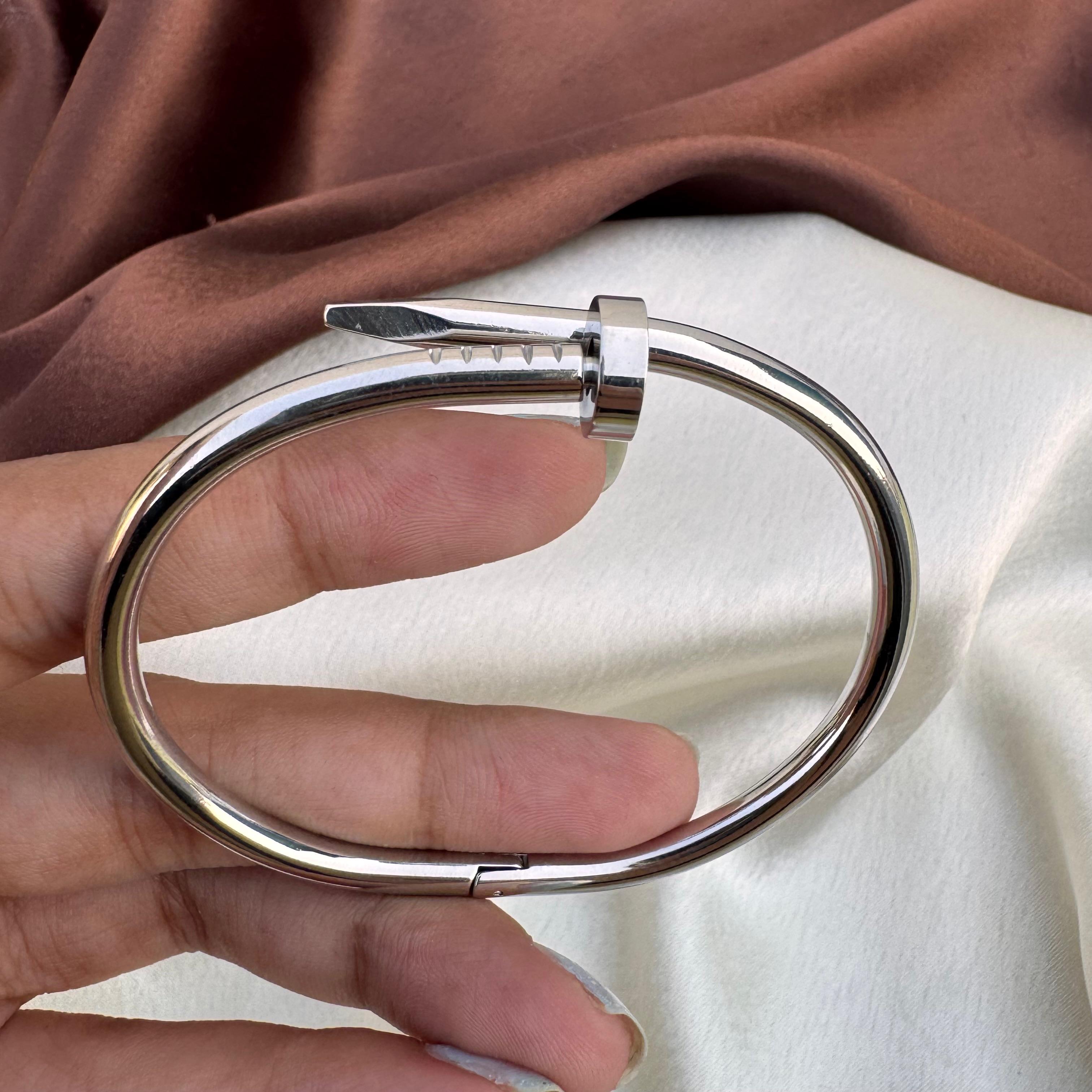 TFC Bold Blush Silver Plated Bracelet