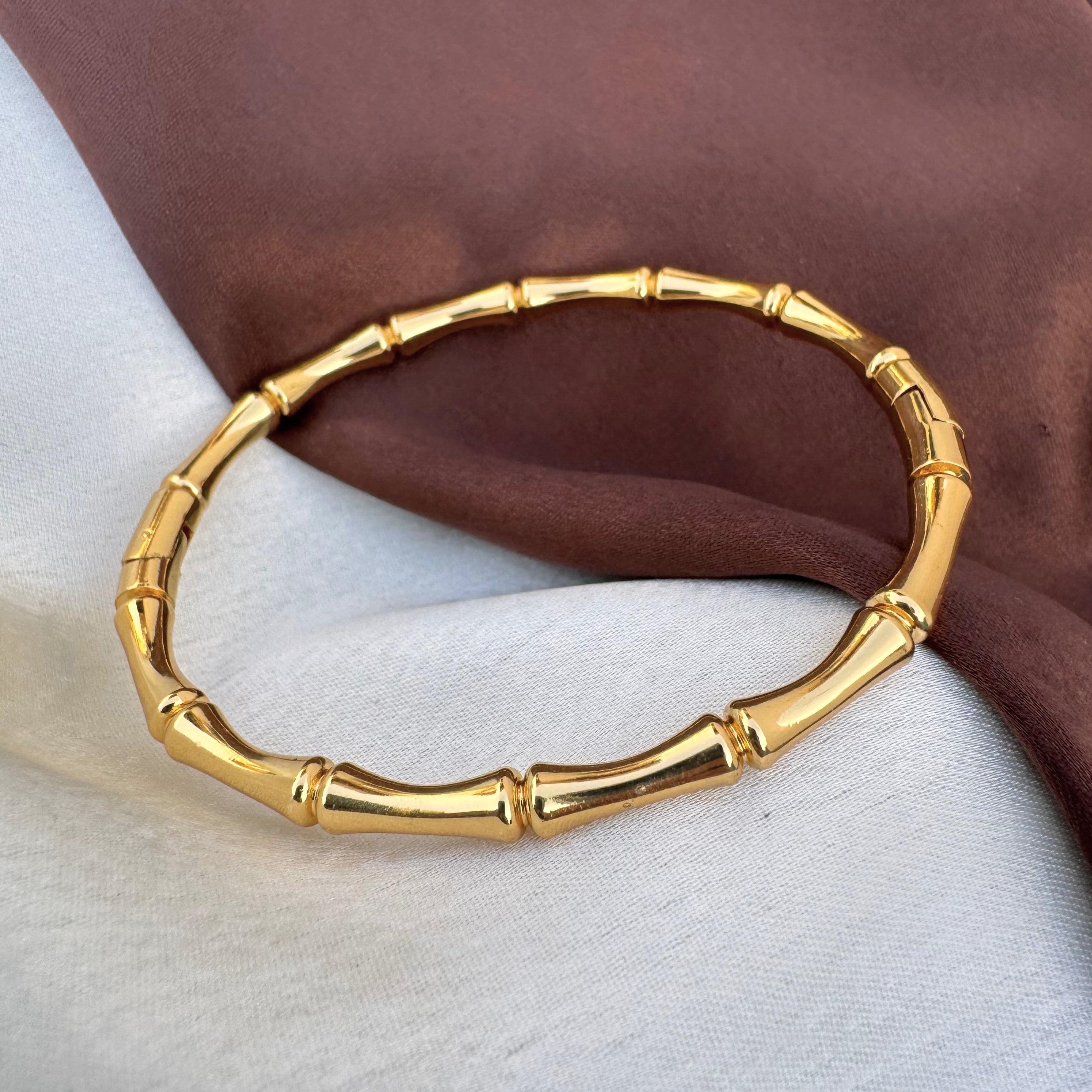 TFC Size 2.6 Pretty Gold Plated Bracelet Bangle
