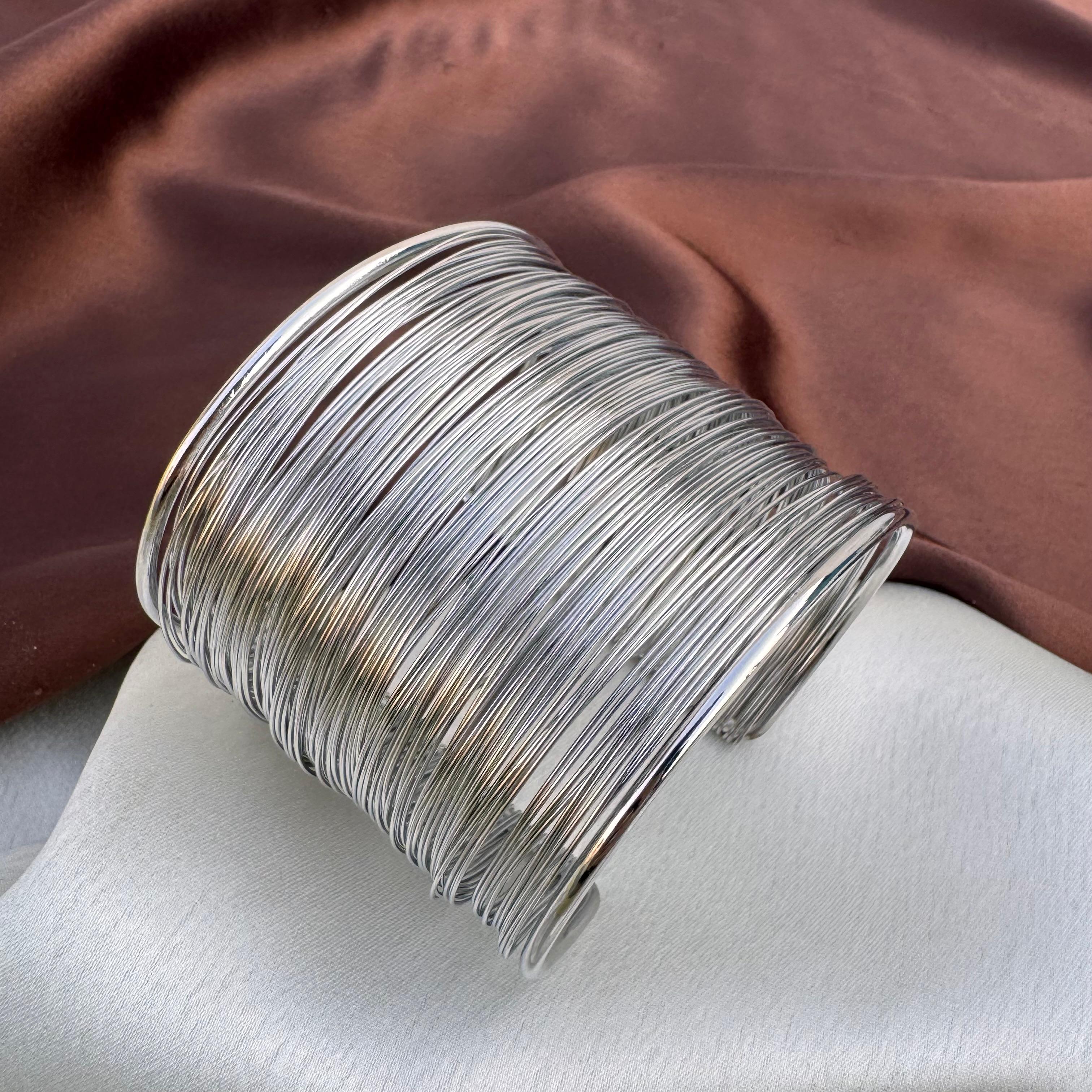 TFC Classic Silver Plated Cuff Bracelet