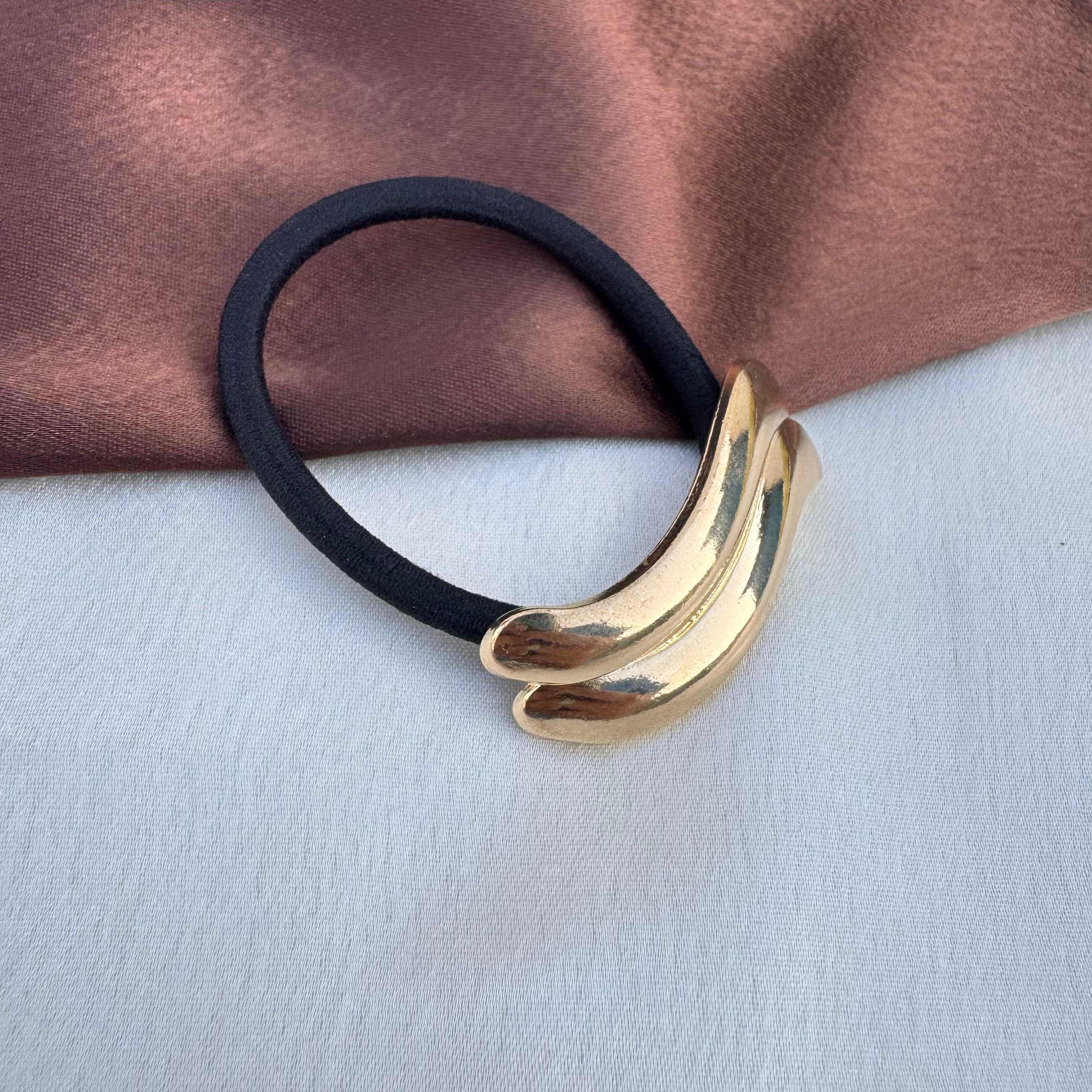 TFC Soft Halo Gold Plated Hair Tie