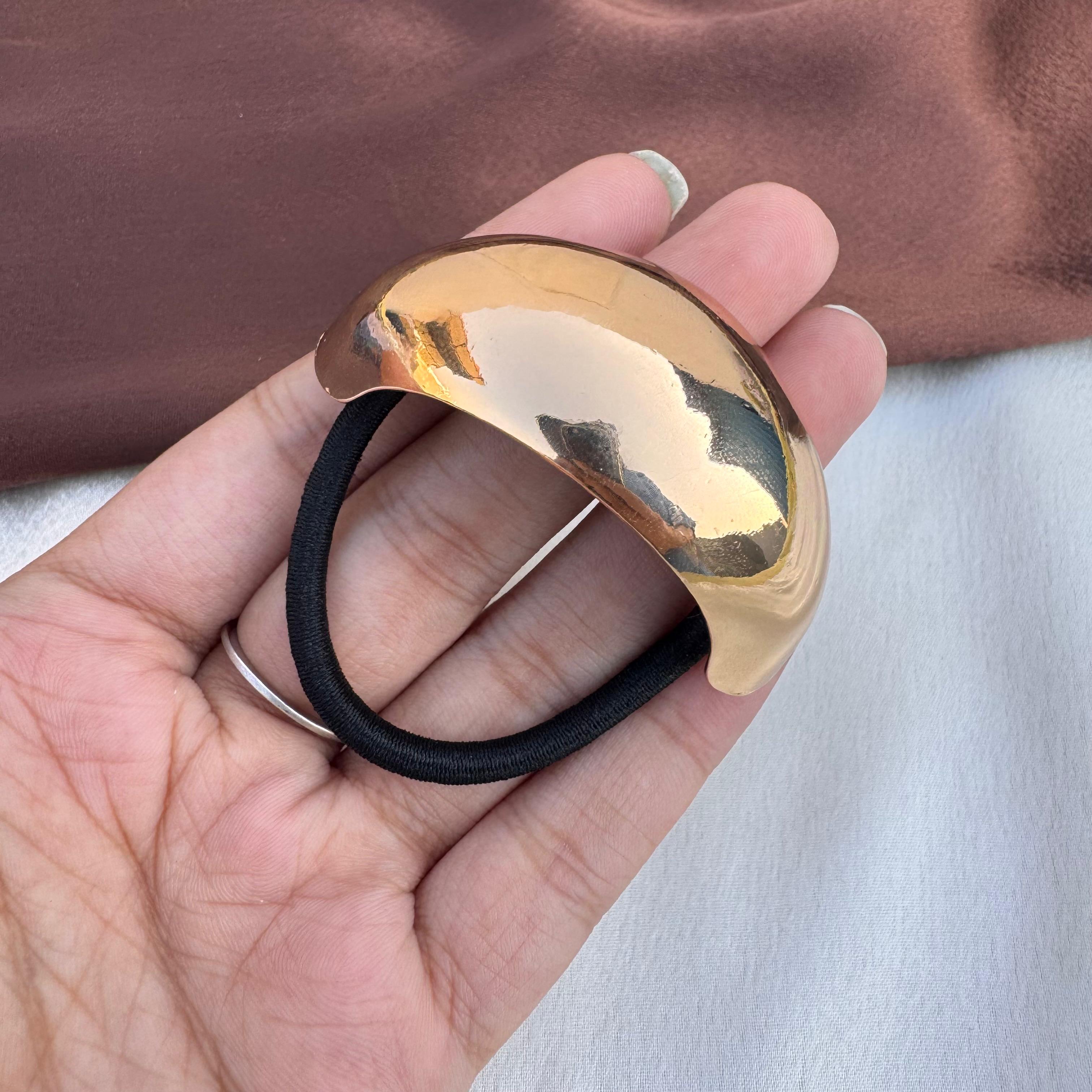 TFC Simple Halo Gold Plated Hair Tie