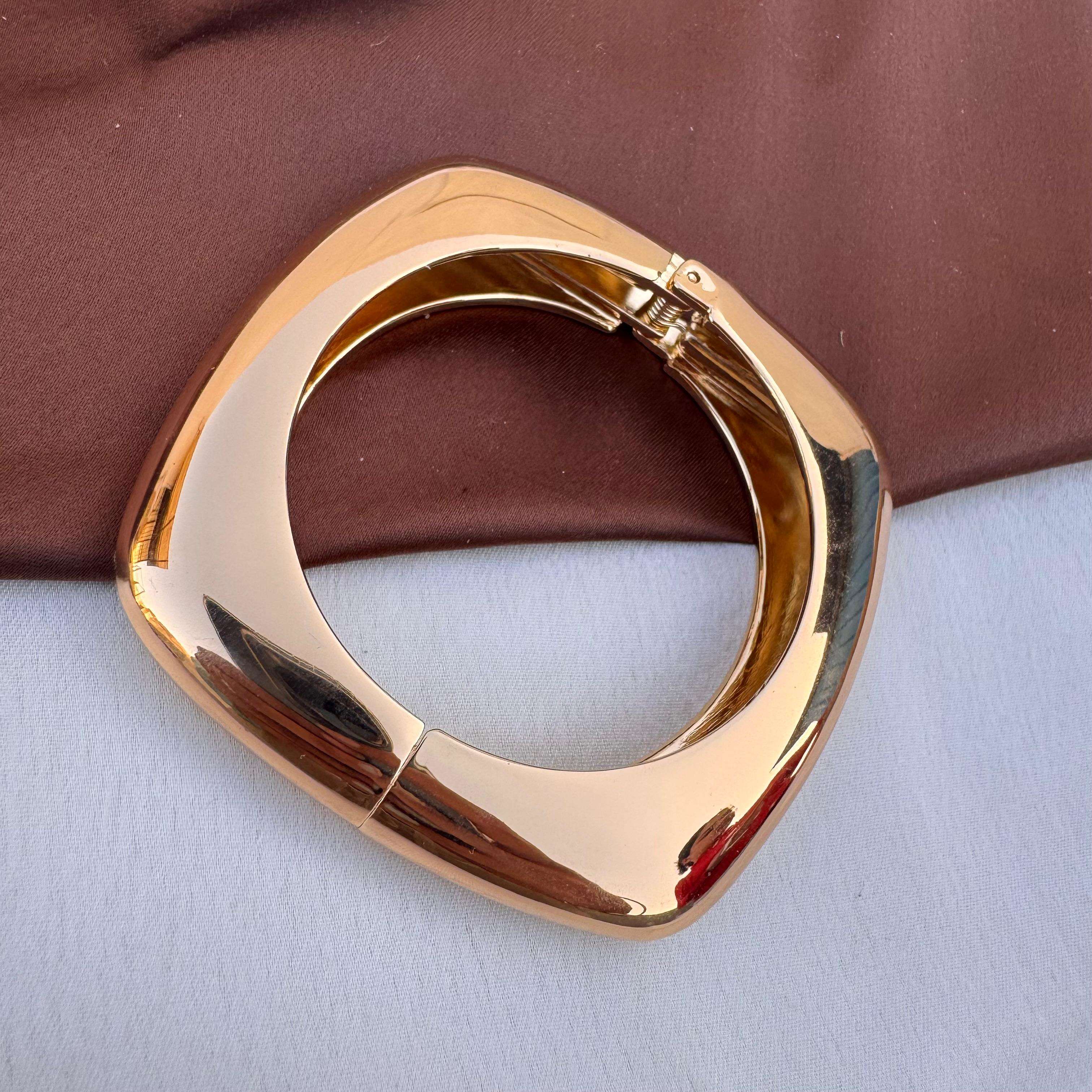 TFC Size 2.6 Wrist Warrior Gold Plated Bracelet Bangle