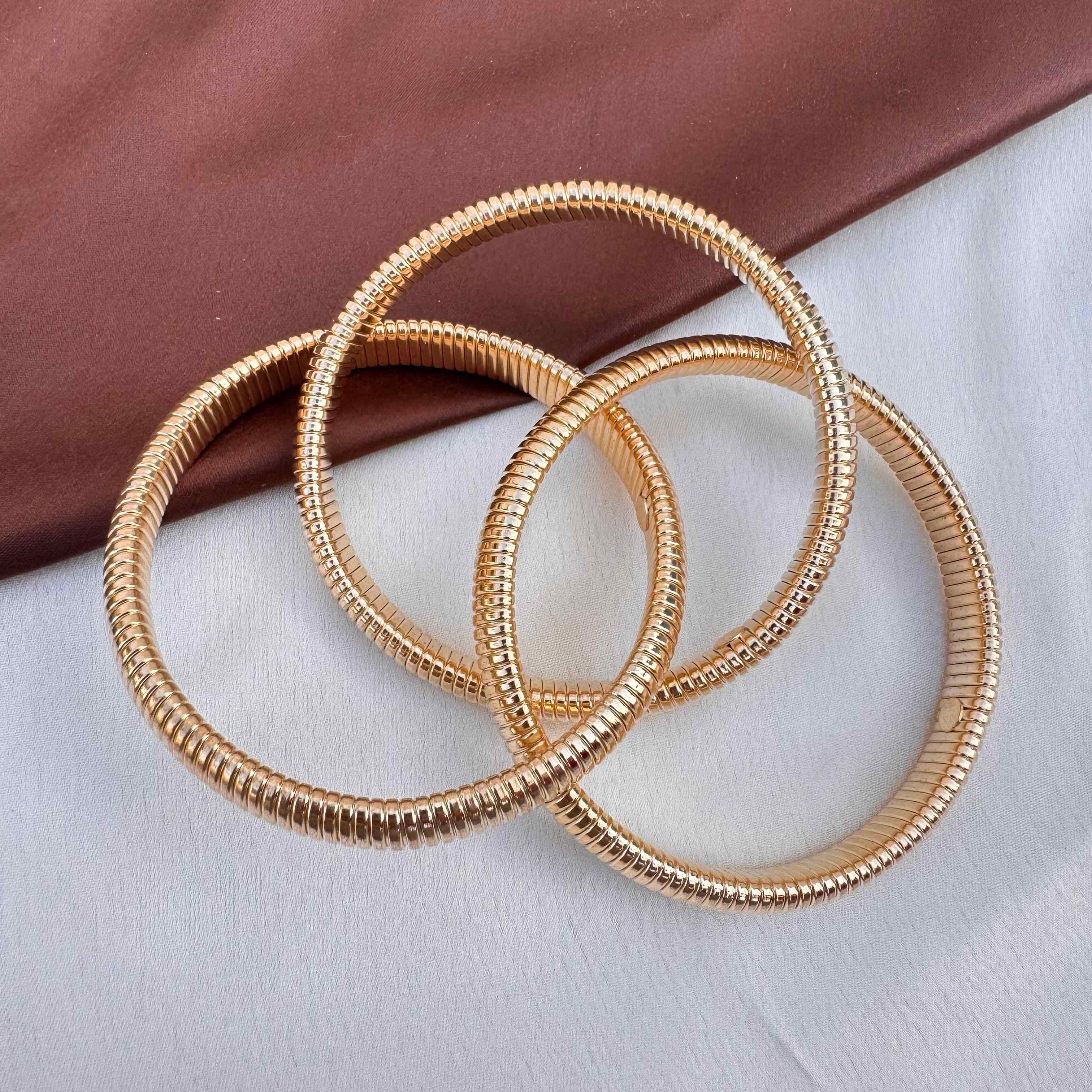 TFC Prime Bands Gold Plated Wrap Bracelet (Size 2-8)