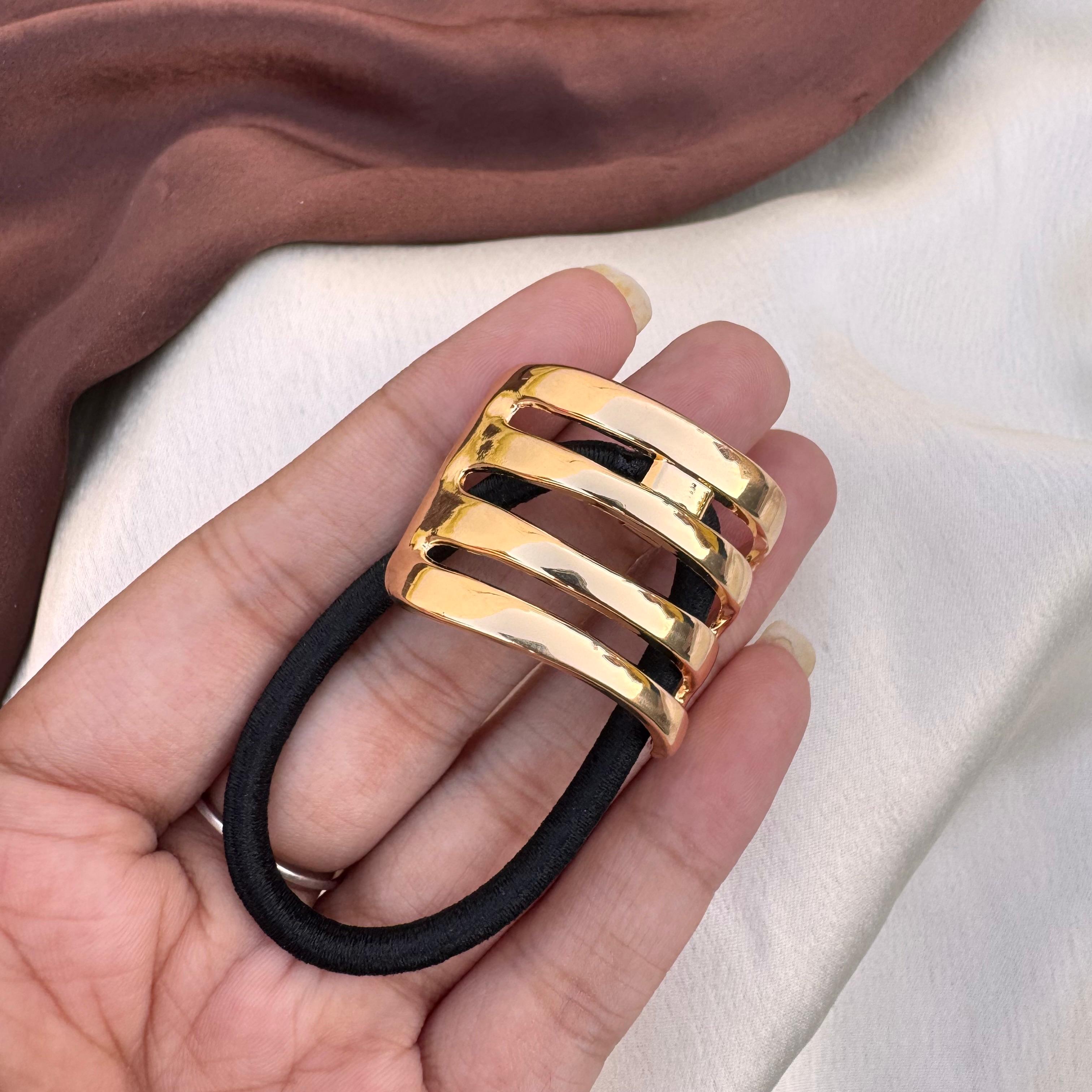 TFC Glowtique Gold Plated Hair Tie