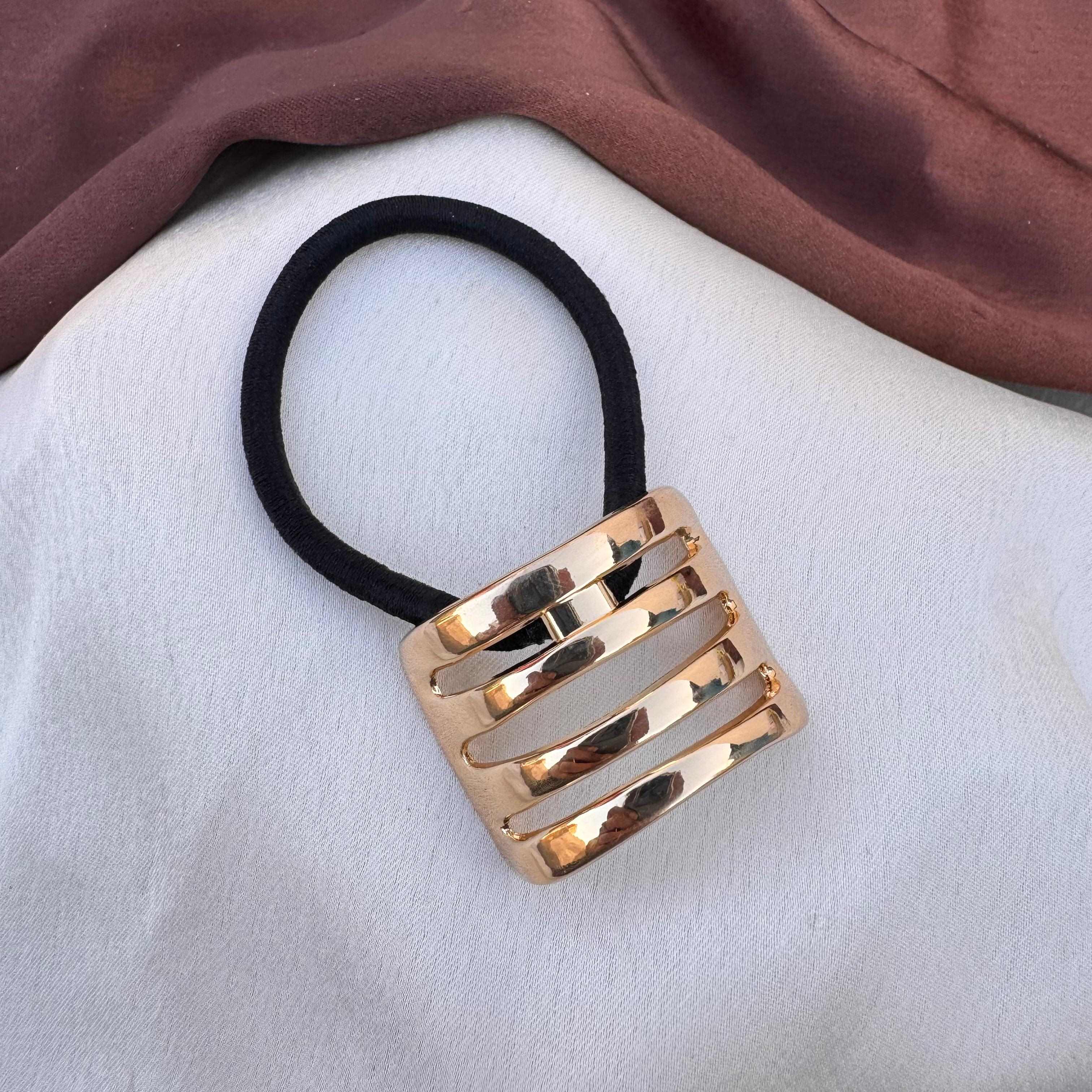 TFC Glowtique Gold Plated Hair Tie