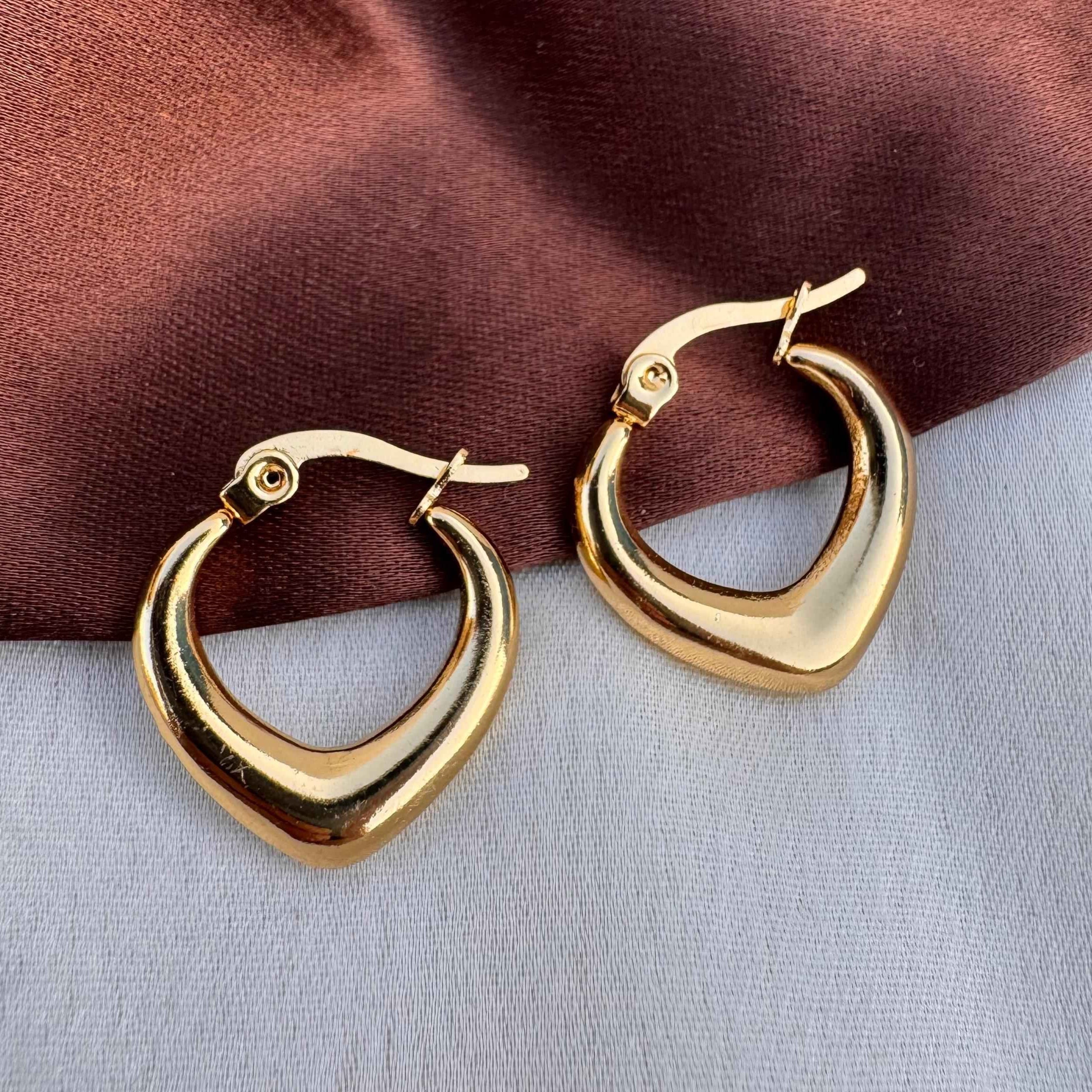 TFC Gleamy Shine Gold Plated Huggies