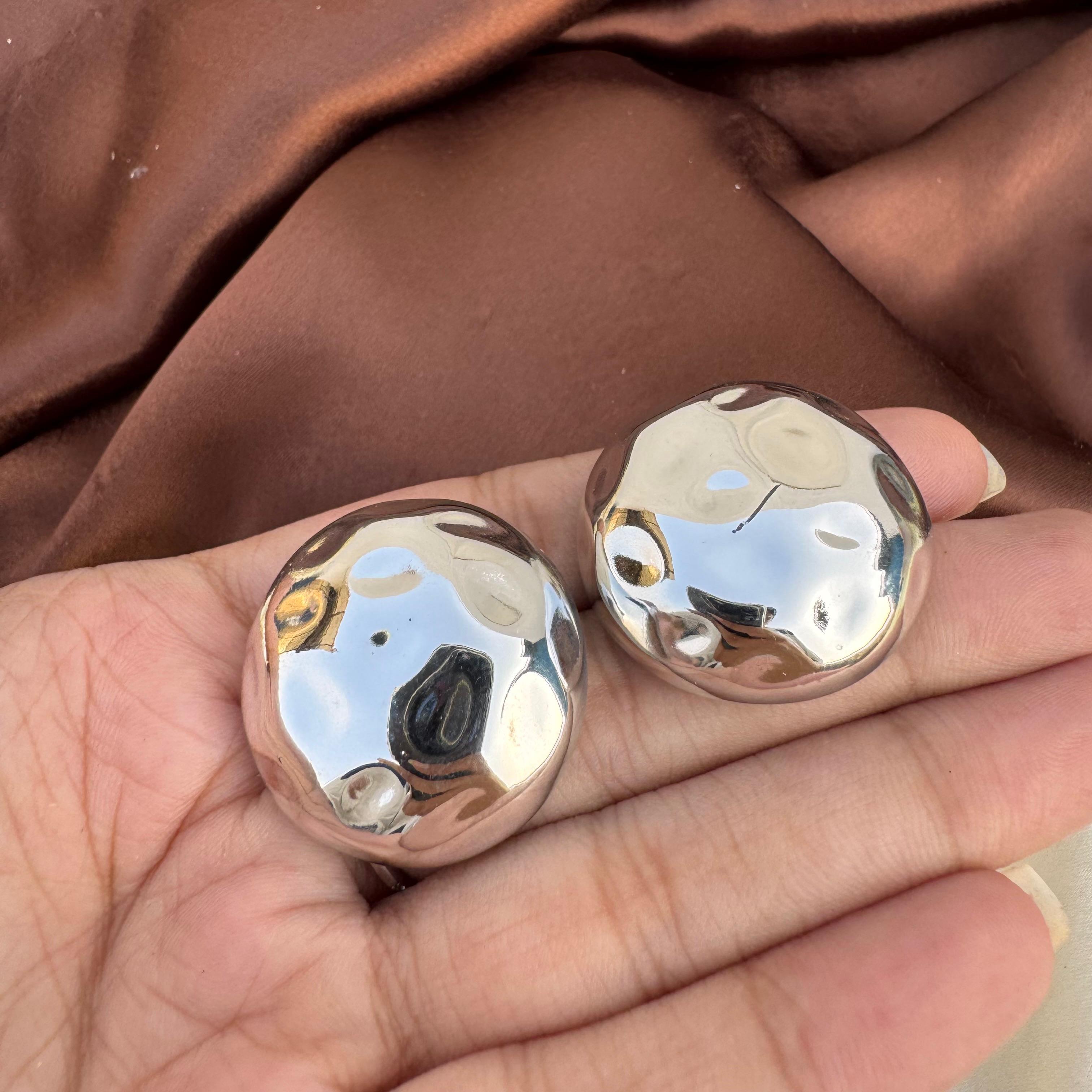 TFC Cloud 9 Silver Plated Stud Earrings