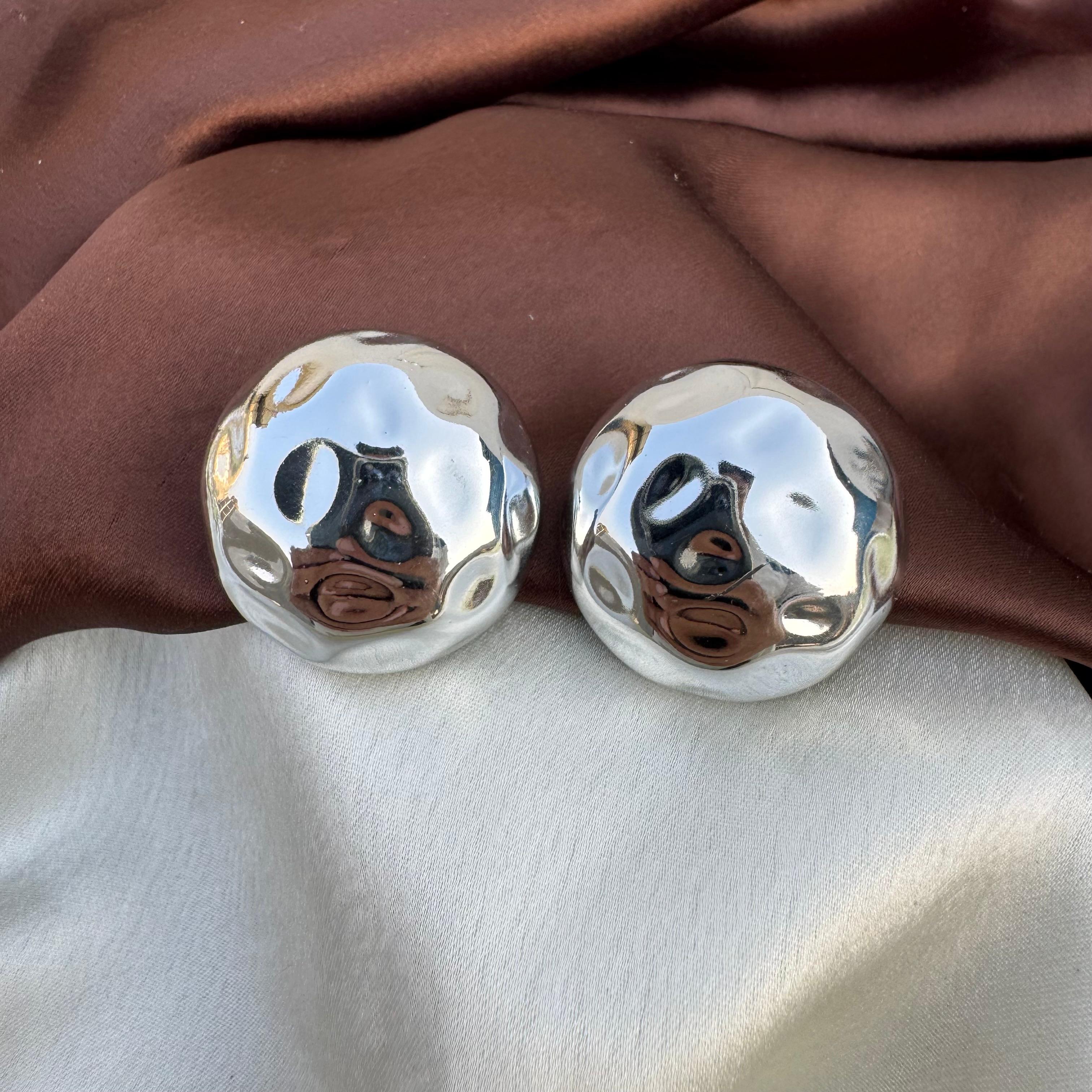 TFC Cloud 9 Silver Plated Stud Earrings