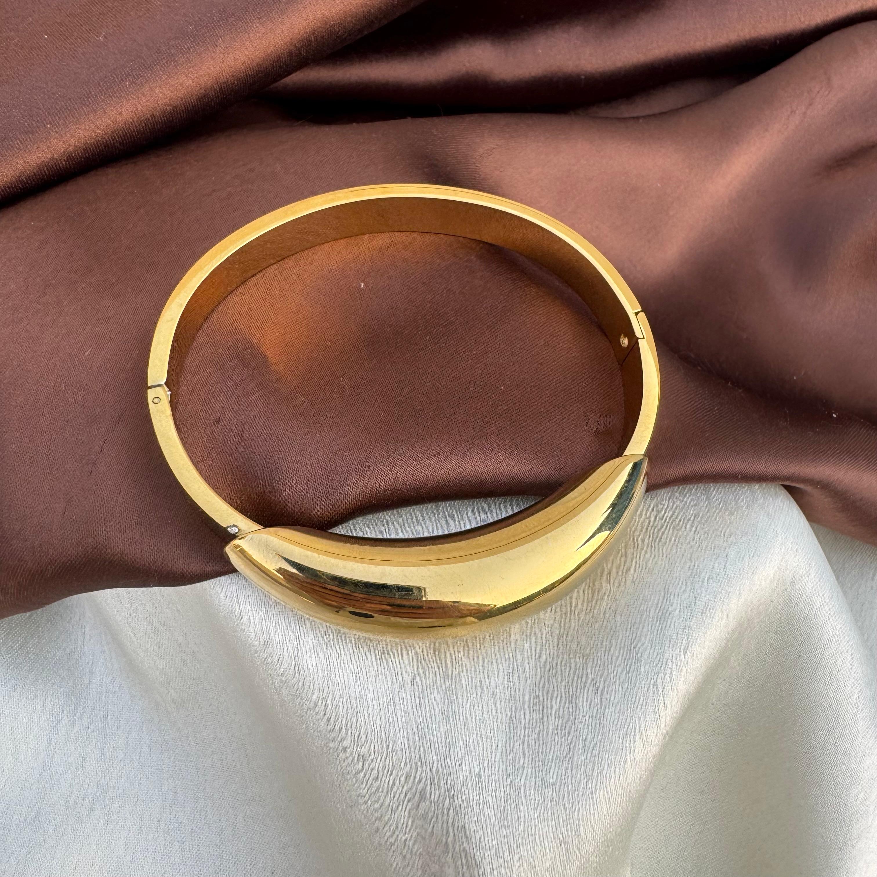 TFC Gracefall Gold Plated Bracelet Bangle (Size-2.06)