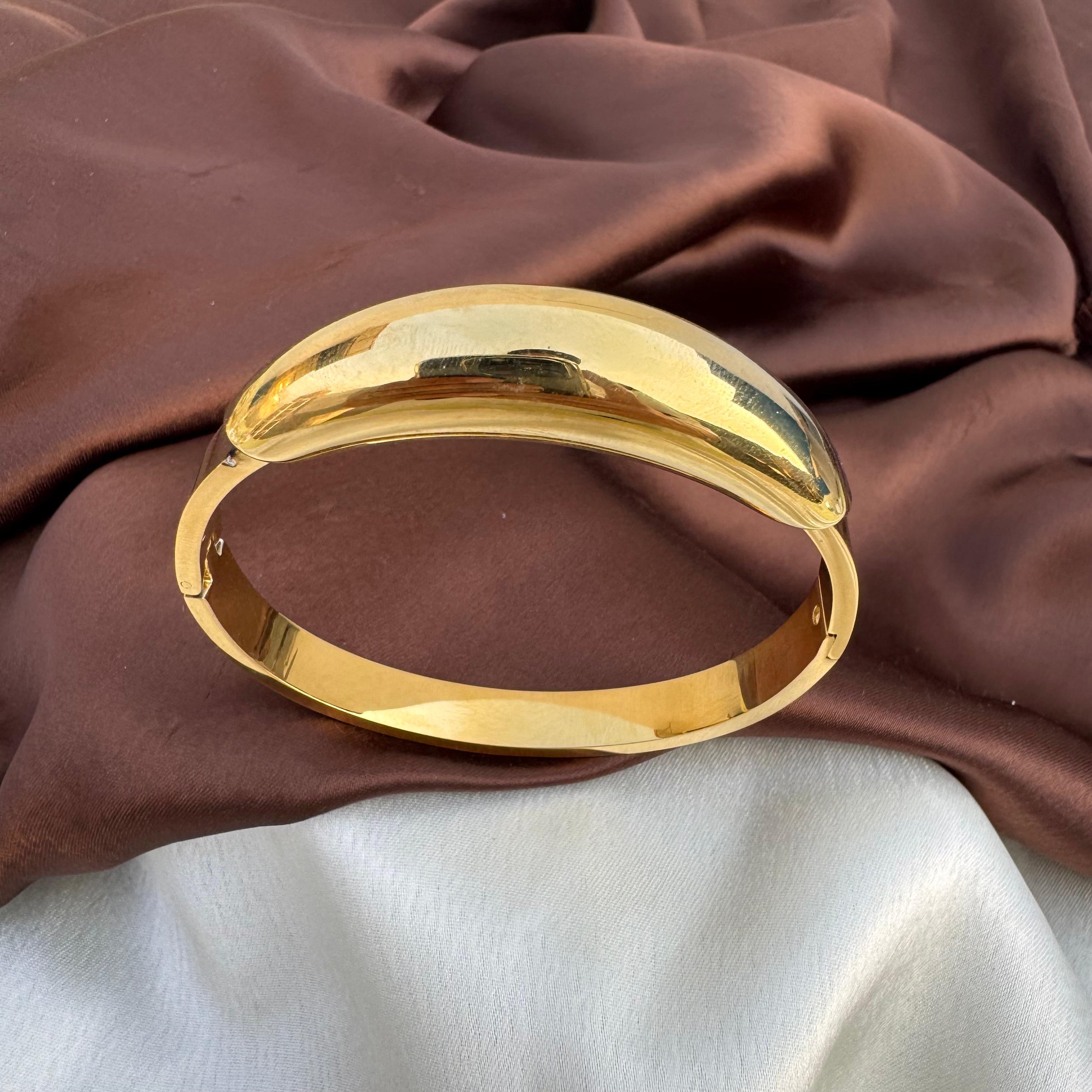 TFC Gracefall Gold Plated Bracelet Bangle (Size-2.06)