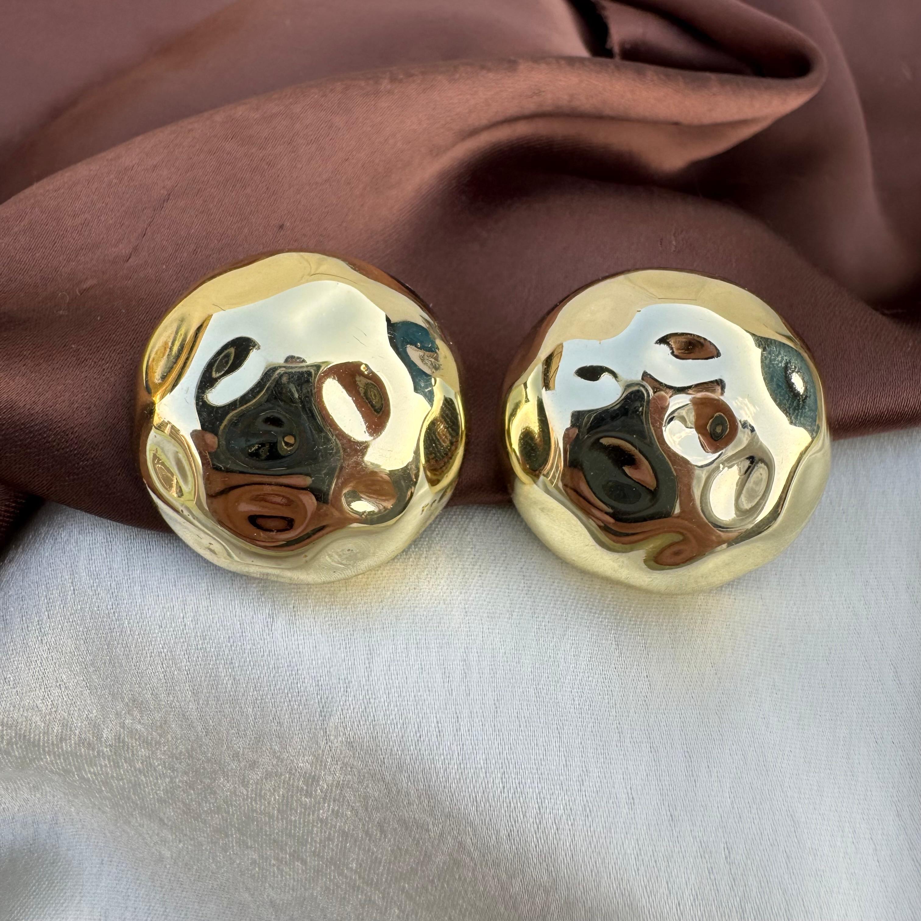 TFC Cloud 9 Gold Plated Stud Earrings